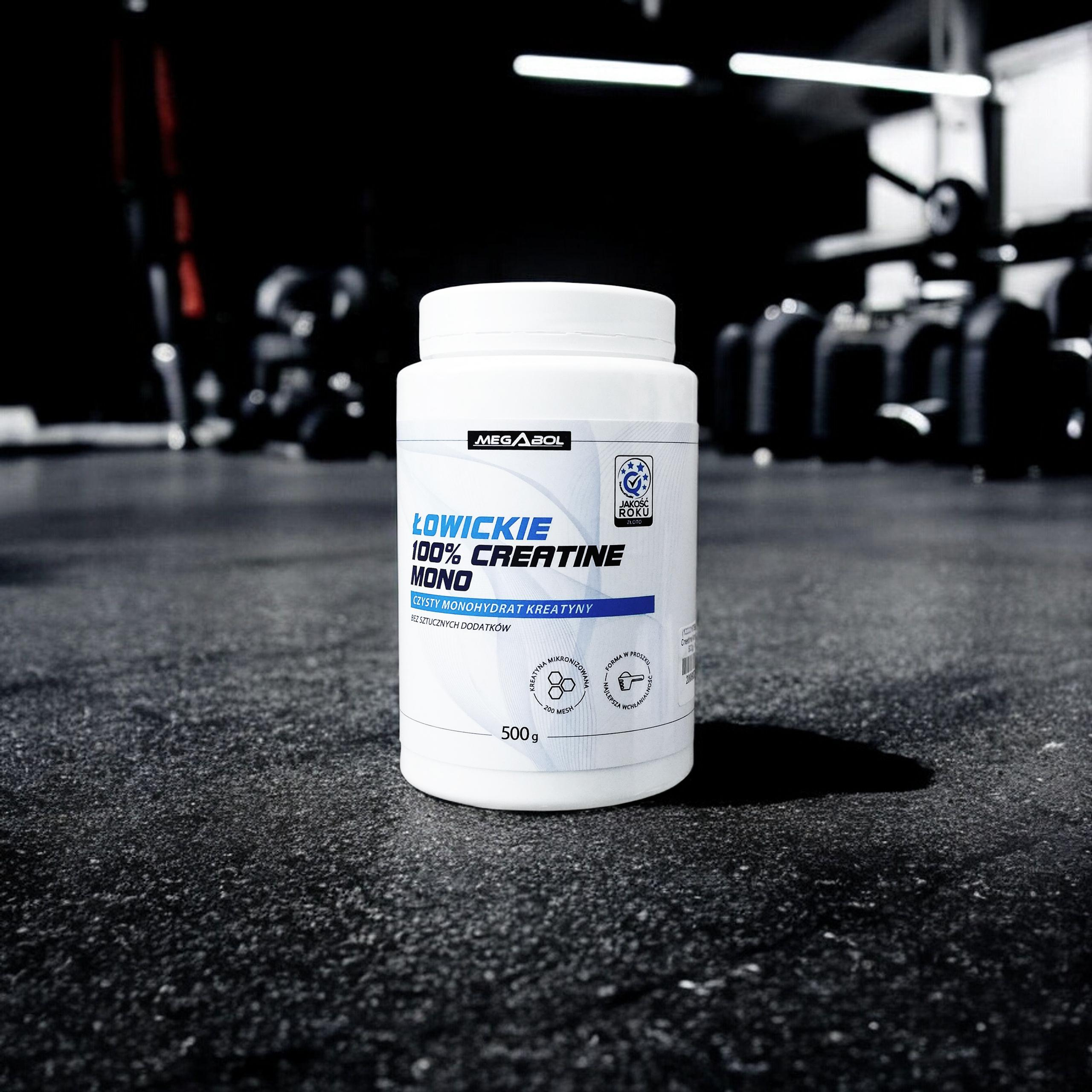 MEGABOL 100% Creatine Mono Łowickie - 2x 500g