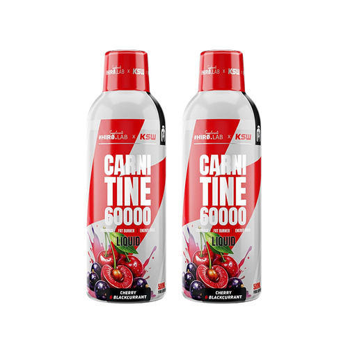 HIRO.LAB x KSW - Carnitine 60000 - 2x 500ml - Cherry Blackcurrant