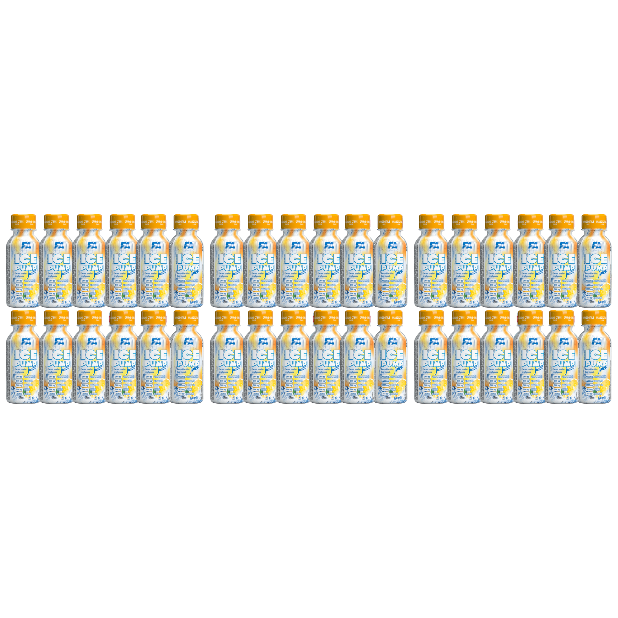 FITNESS AUTHORITY - Ice Pump Juice - 12x 3x 120ml