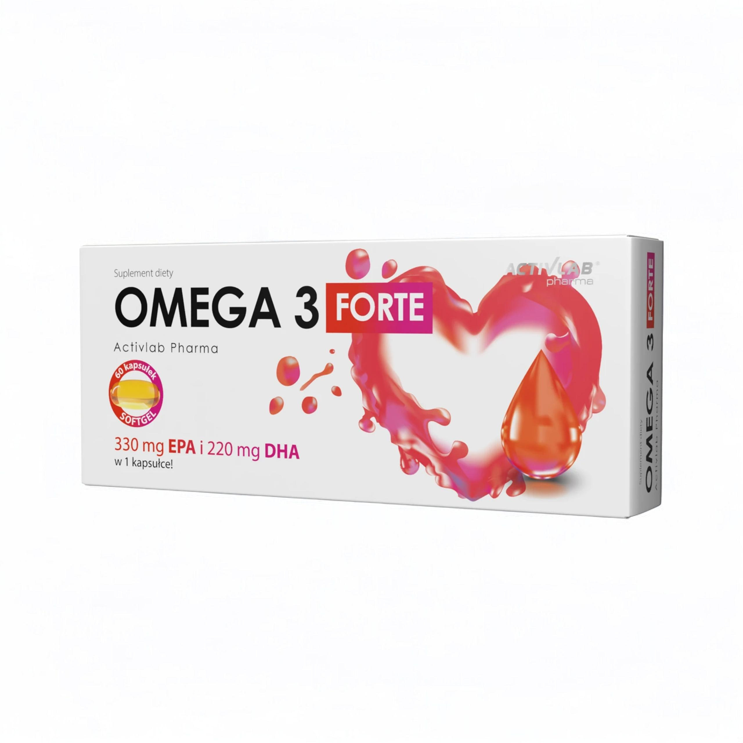 ACTIVLAB PHARMA - Omega 3 Forte - 2x 60softgels