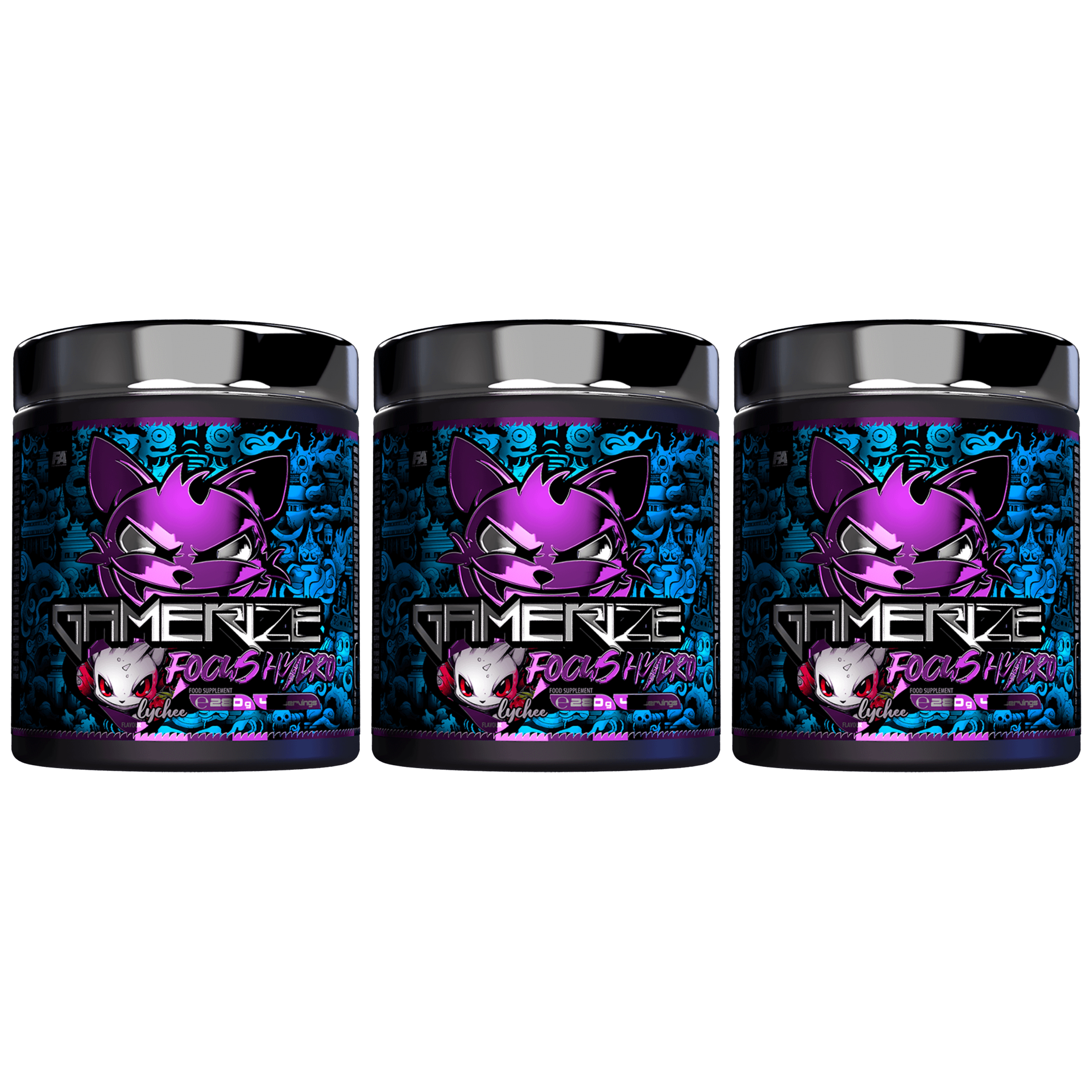 FITNESS AUTHORITY - Gamerize Focus Hydro - 3x 280g