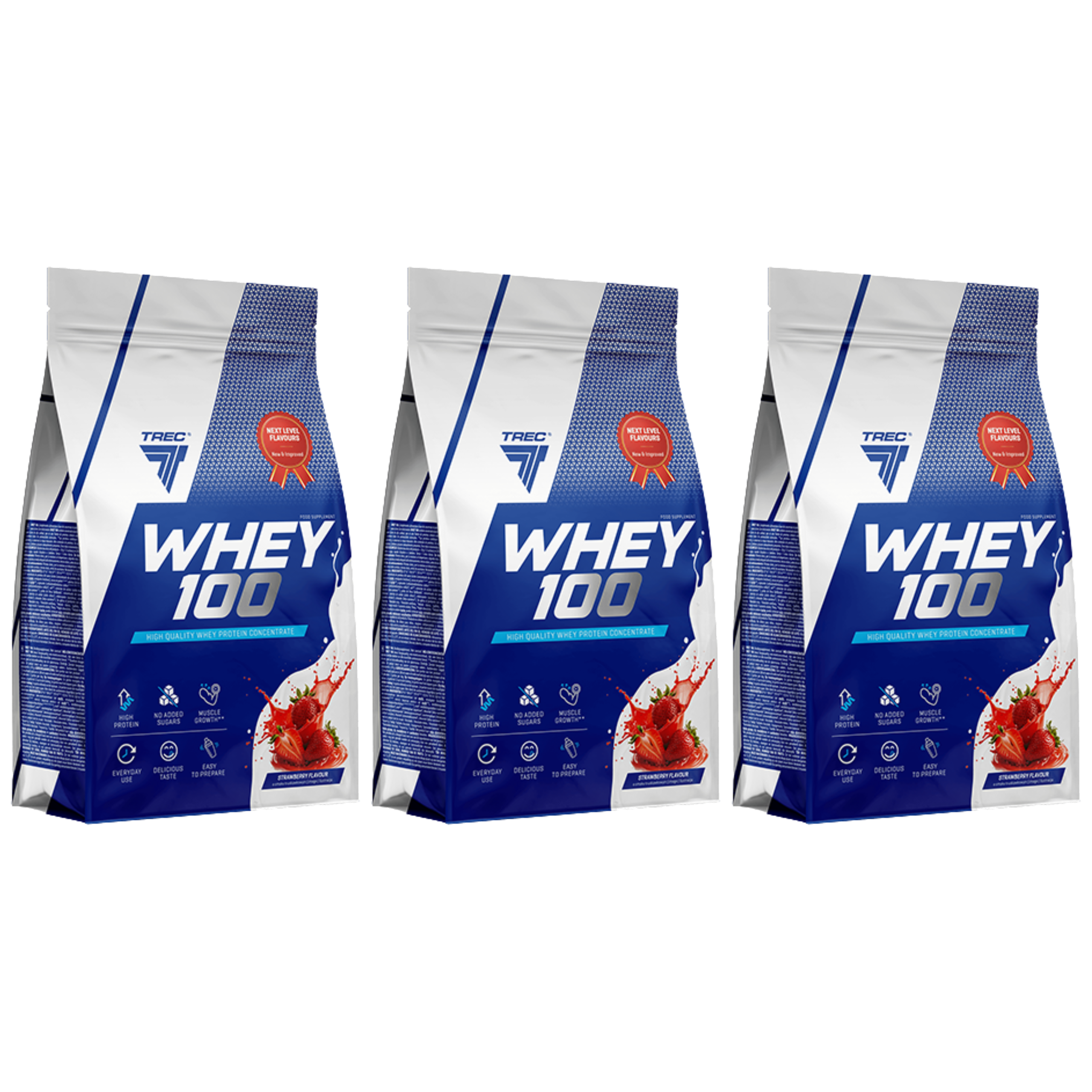 TREC Whey 100 - 3x 900g