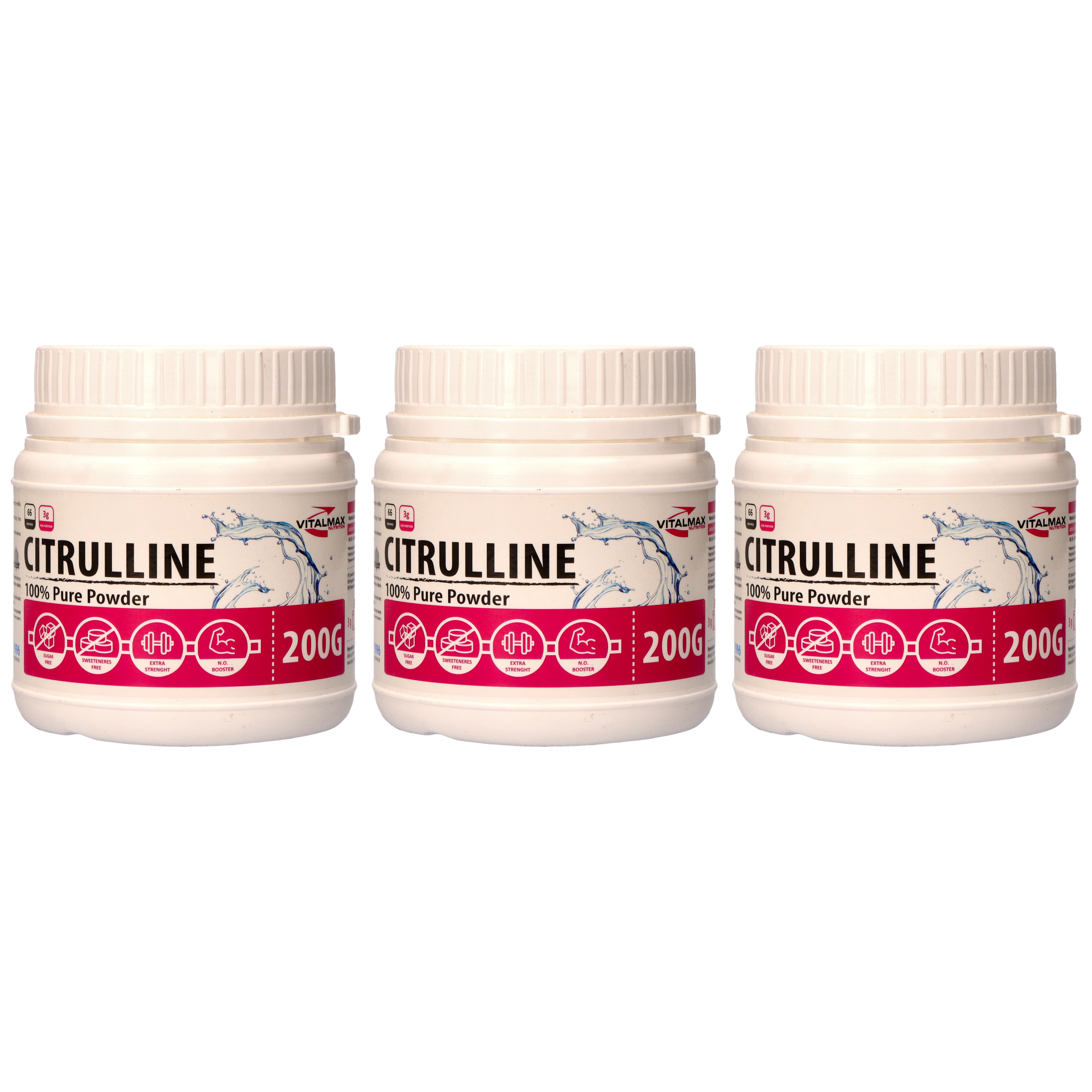 VITALMAX CARE Citrulline - 3x 200g - Cytrulina