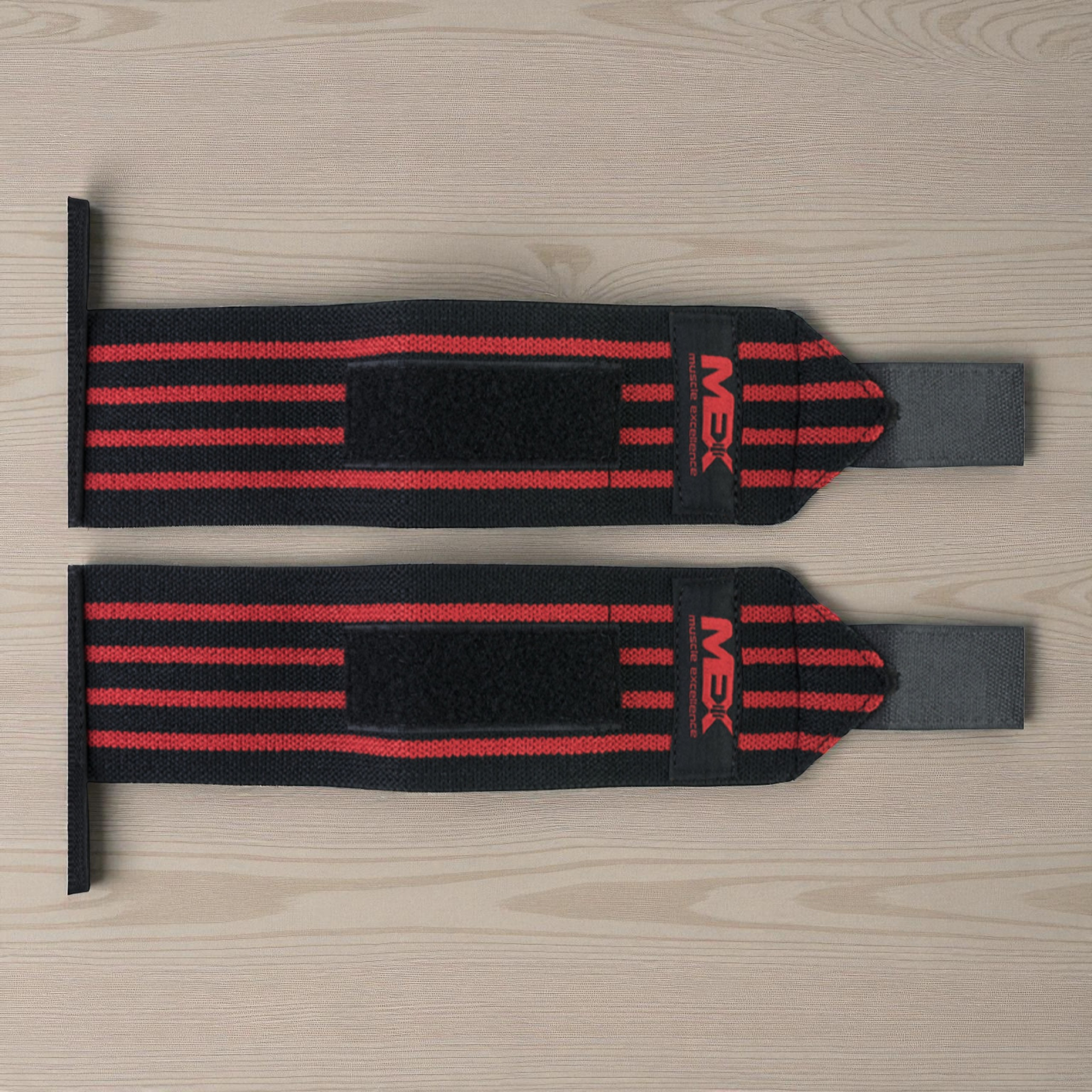 MEX SPORT - Wrist Wraps Mex - Red - 3x 30cm