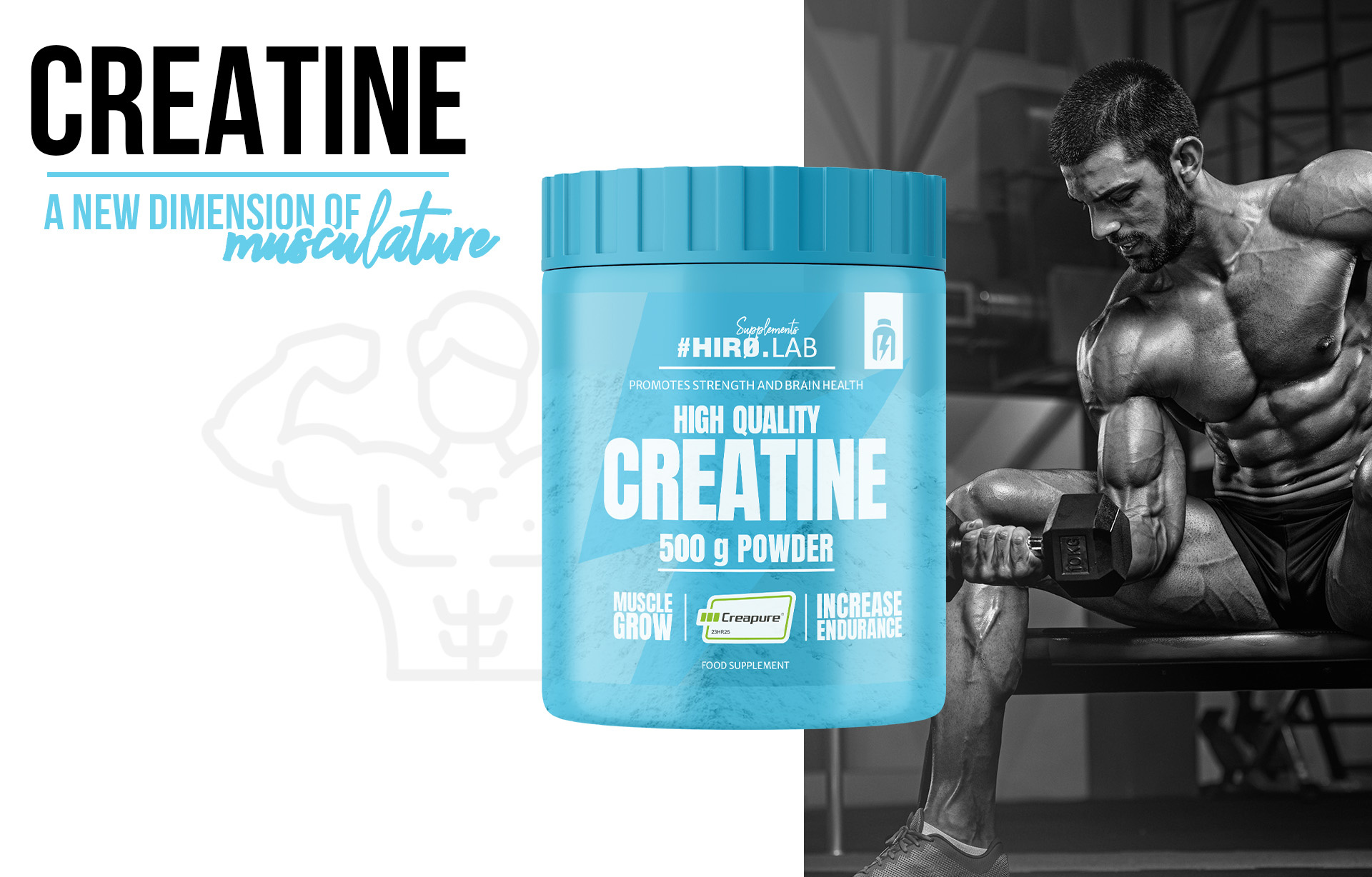 HIRO.LAB - Creapure - 500g - Unflavored