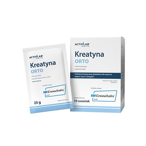 ACTIVLAB PHARMA - Kreatyna Orto - 10x25g - Raspberry - WYPRZEDAŻ - 19-08