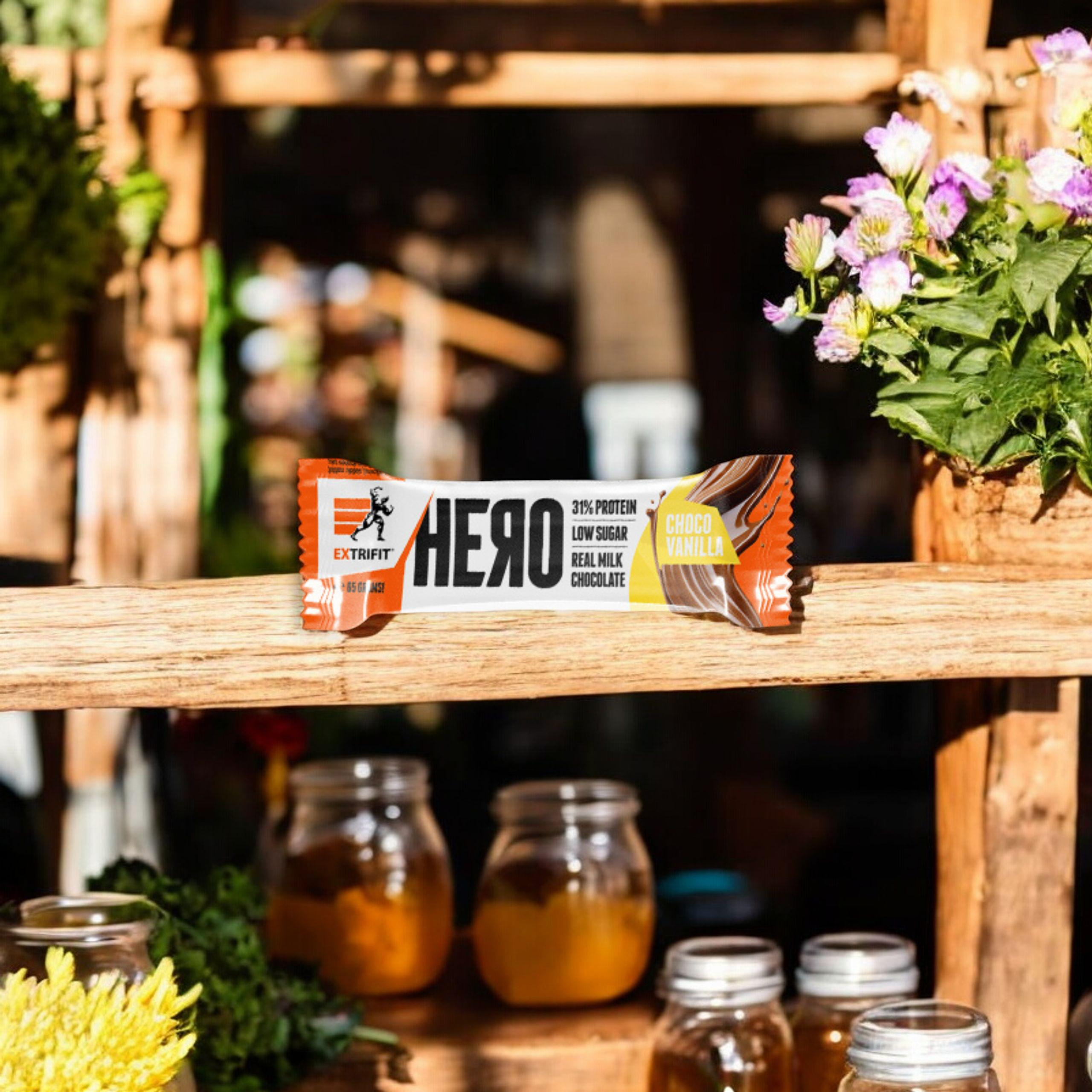 EXTRIFIT - Baton Hero - 65g - Chocolate Vanilla