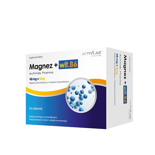 ACTIVLAB PHARMA Magnez + Vit B6 - 50caps.