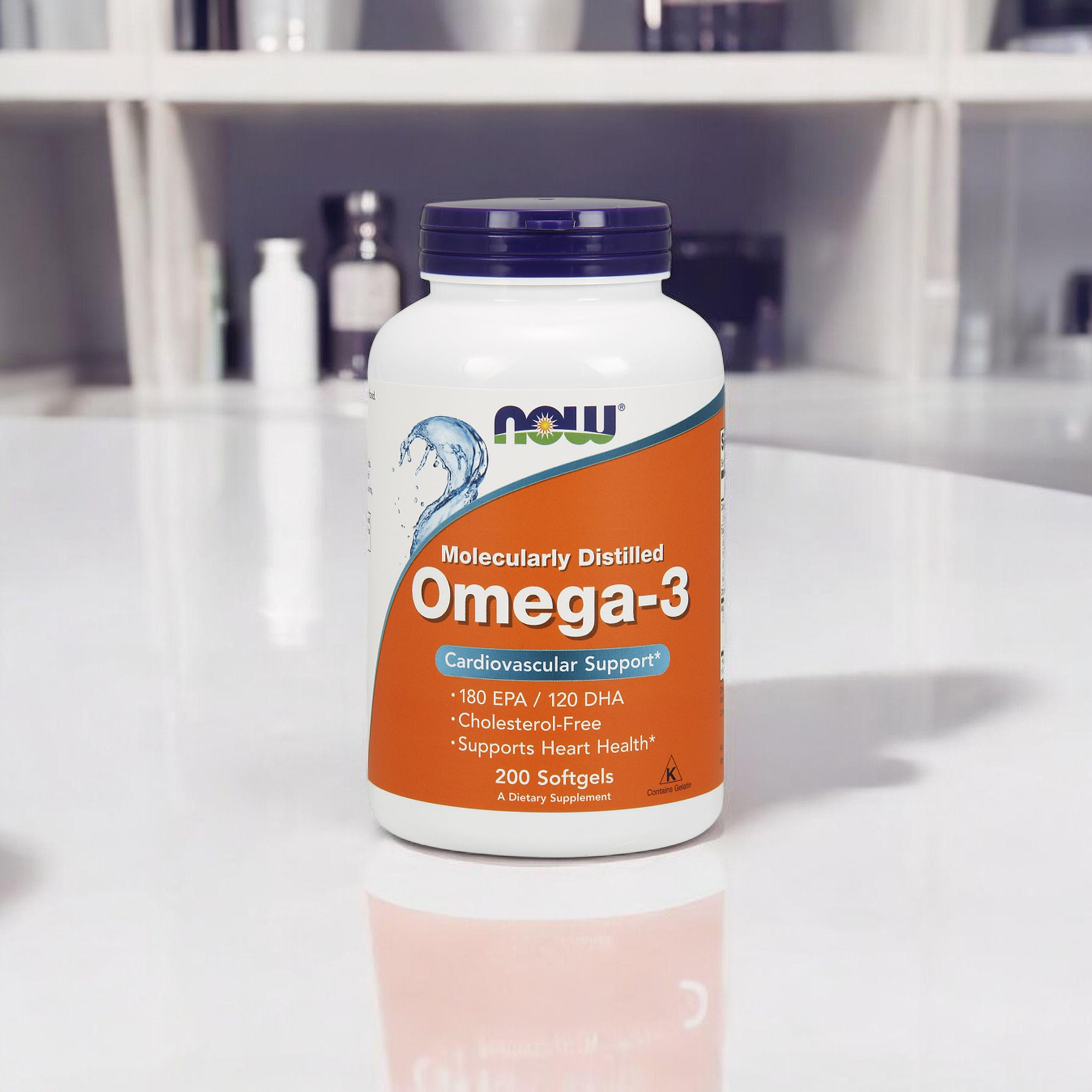 NOW Omega-3 - 2x 200softgels