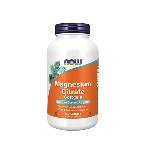 NOW Magnesium Citrate - 2x 180vcaps