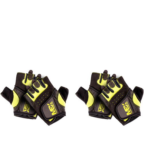 MEX W‑FIT Rękawice Damskie – Green — zestaw 2x