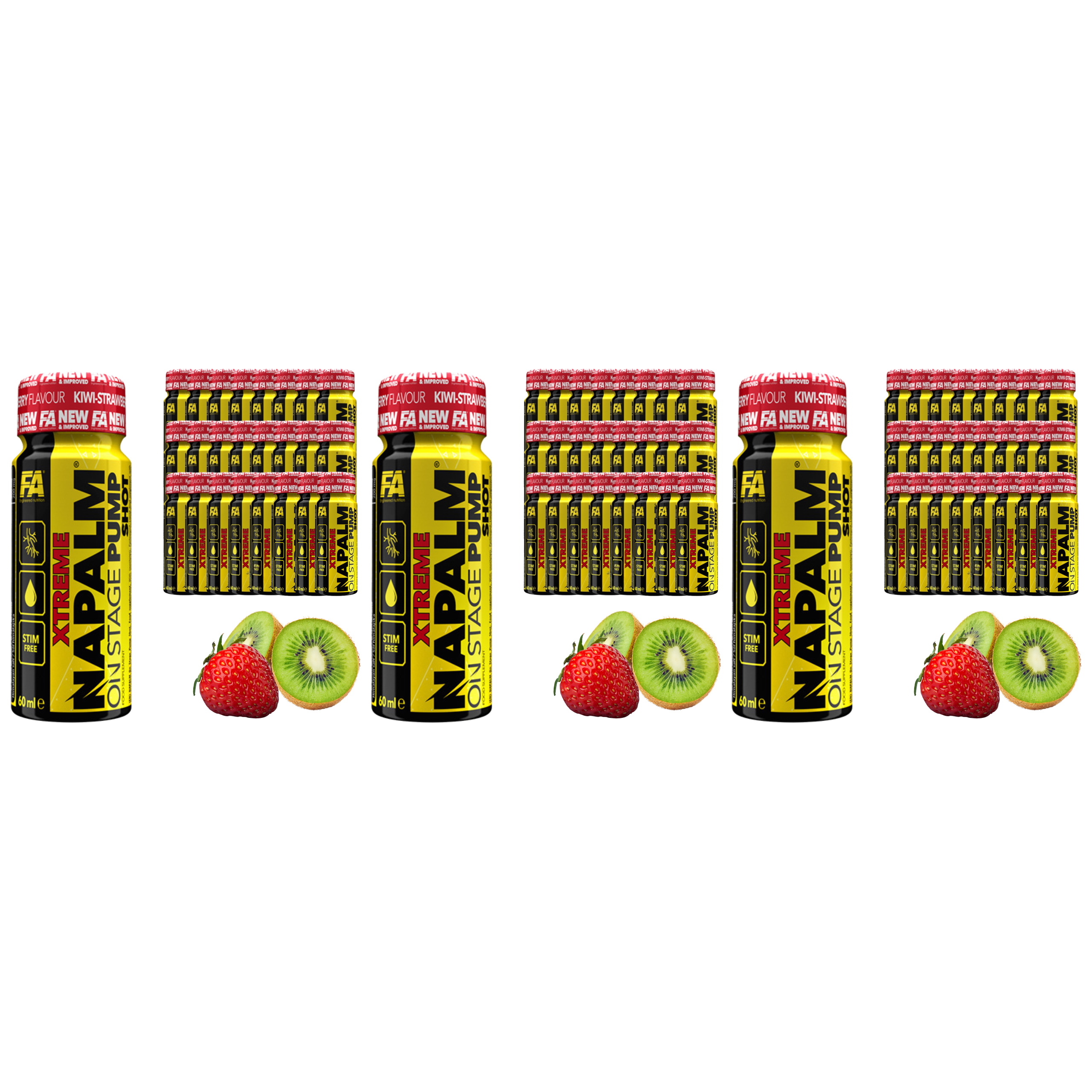 FITNESS AUTHORITY - Xtreme Napalm On Stage SF Shot - 24x 3x 60ml 