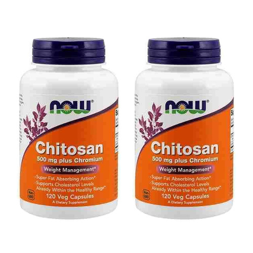 NOW Chitosan - 2x 120vcaps