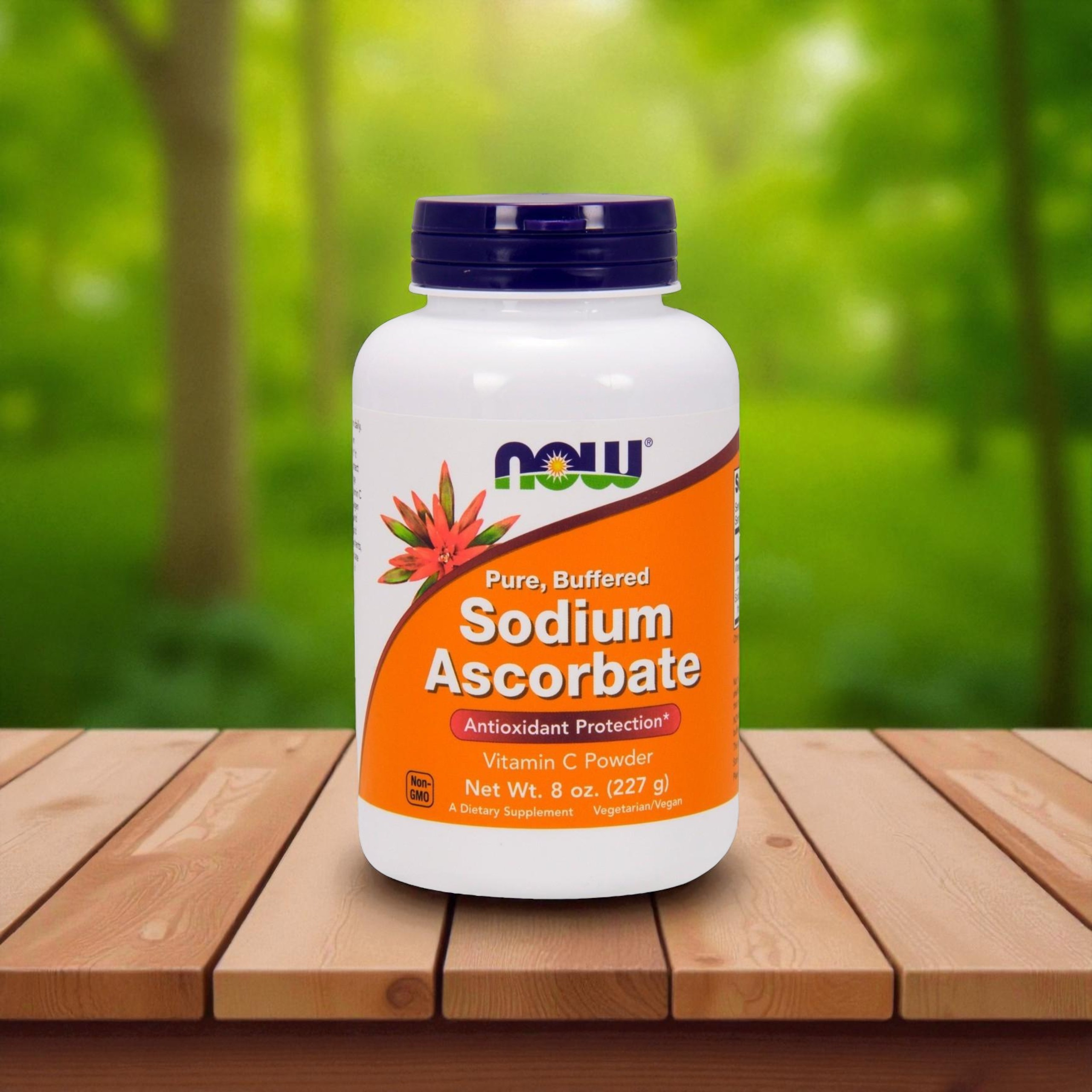 NOW - Sodium Ascorbate Powder - 3x 227g
