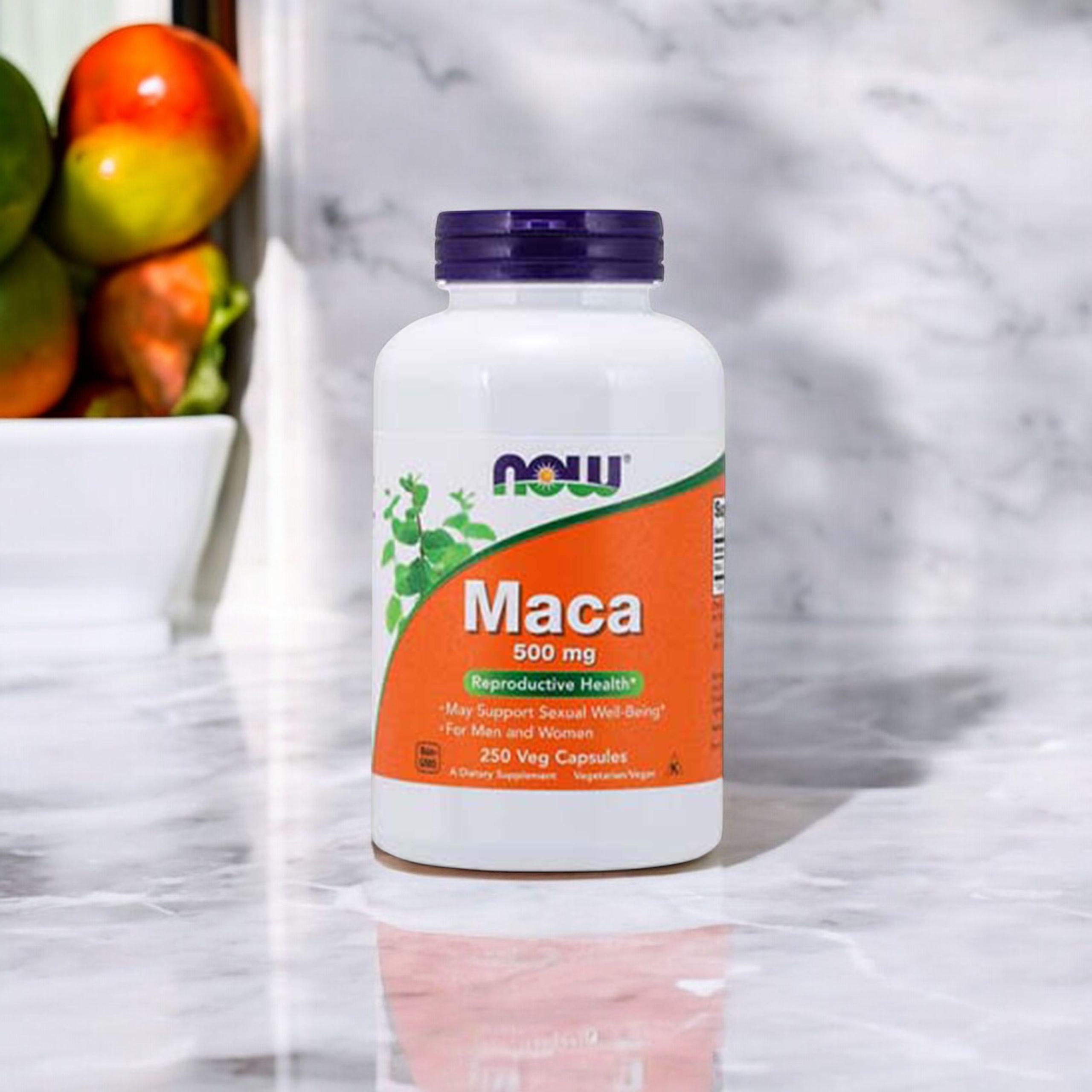 NOW Maca 500mg - 3x 250vcaps.