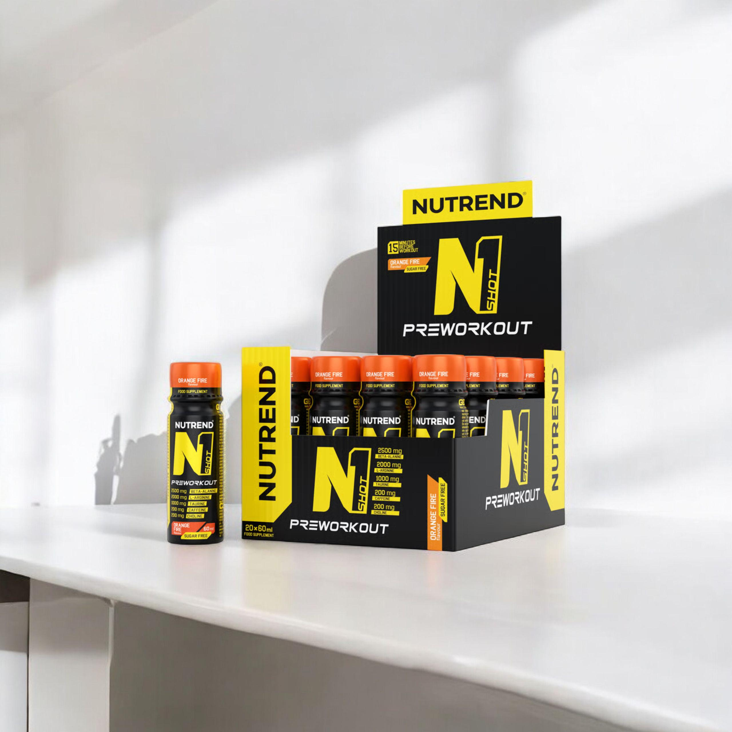 NUTREND - N1 Shot PreWorkout - 20x 3x 60ml