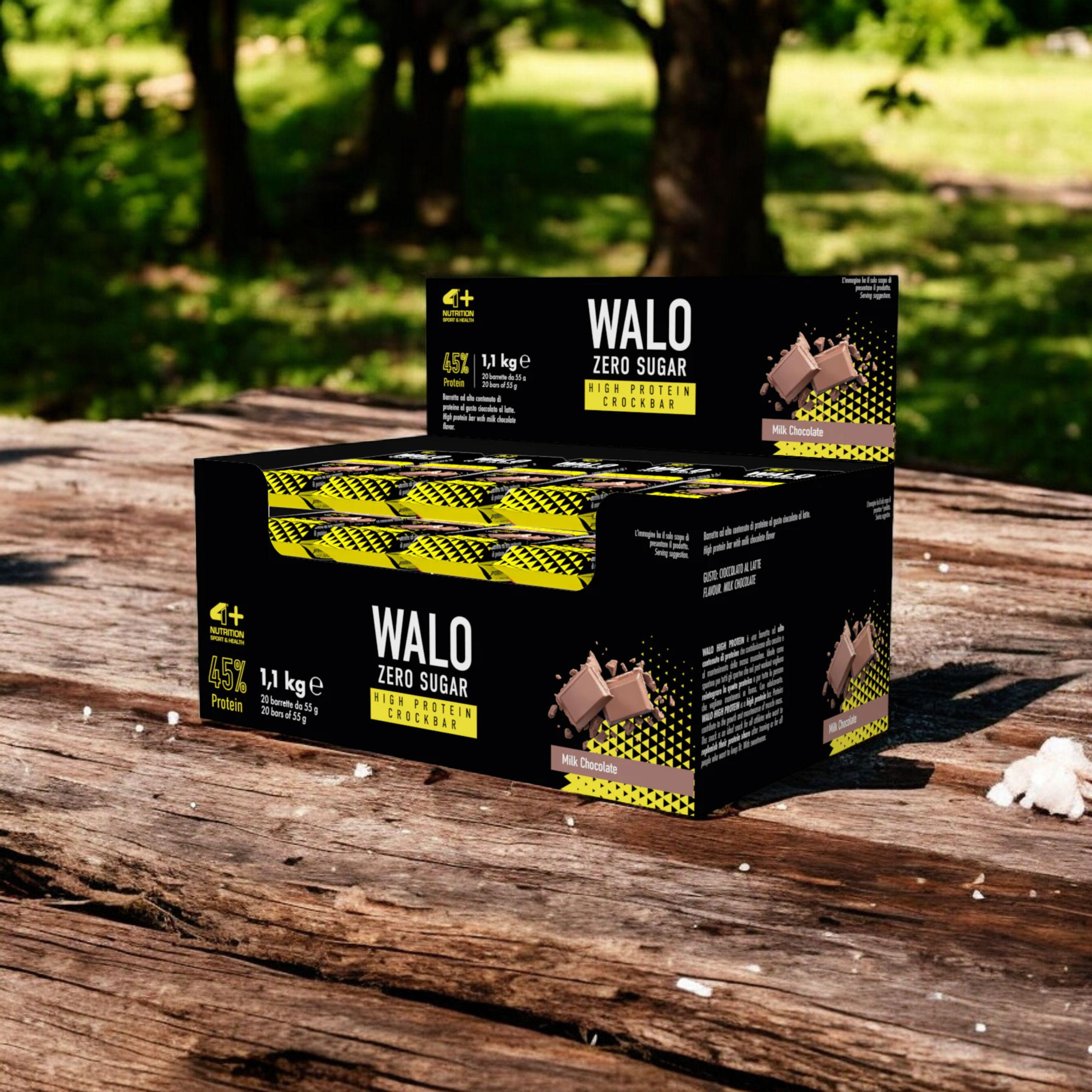 4+ NUTRITION - Walo ZeroSugar CrockBar HP 45% - 20x 2x 55g