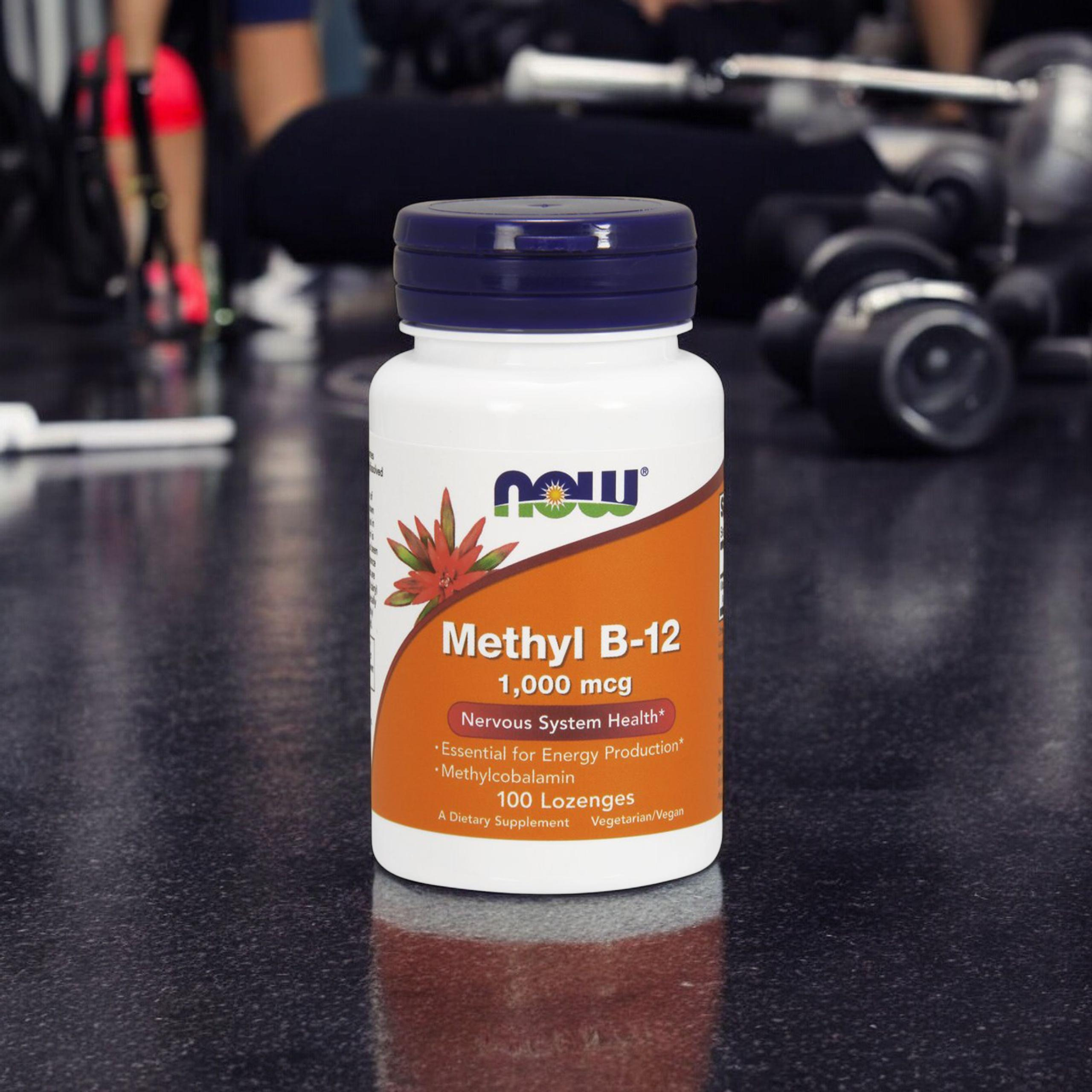 NOW Methyl B-12 1000mcg - 2x 100 lozenges