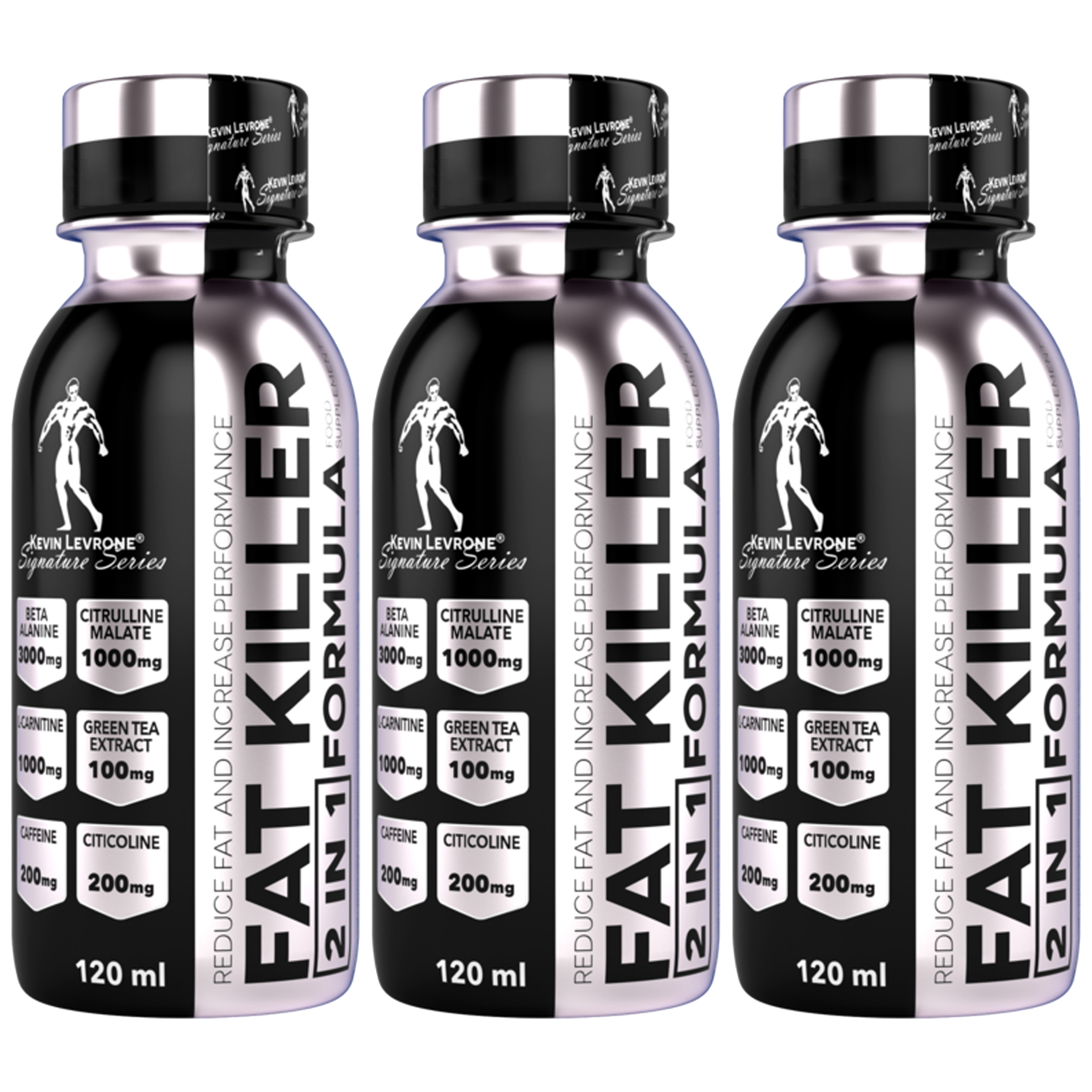 KEVIN LEVRONE Fat Killer Shot 2 in 1 - 3x 120ml