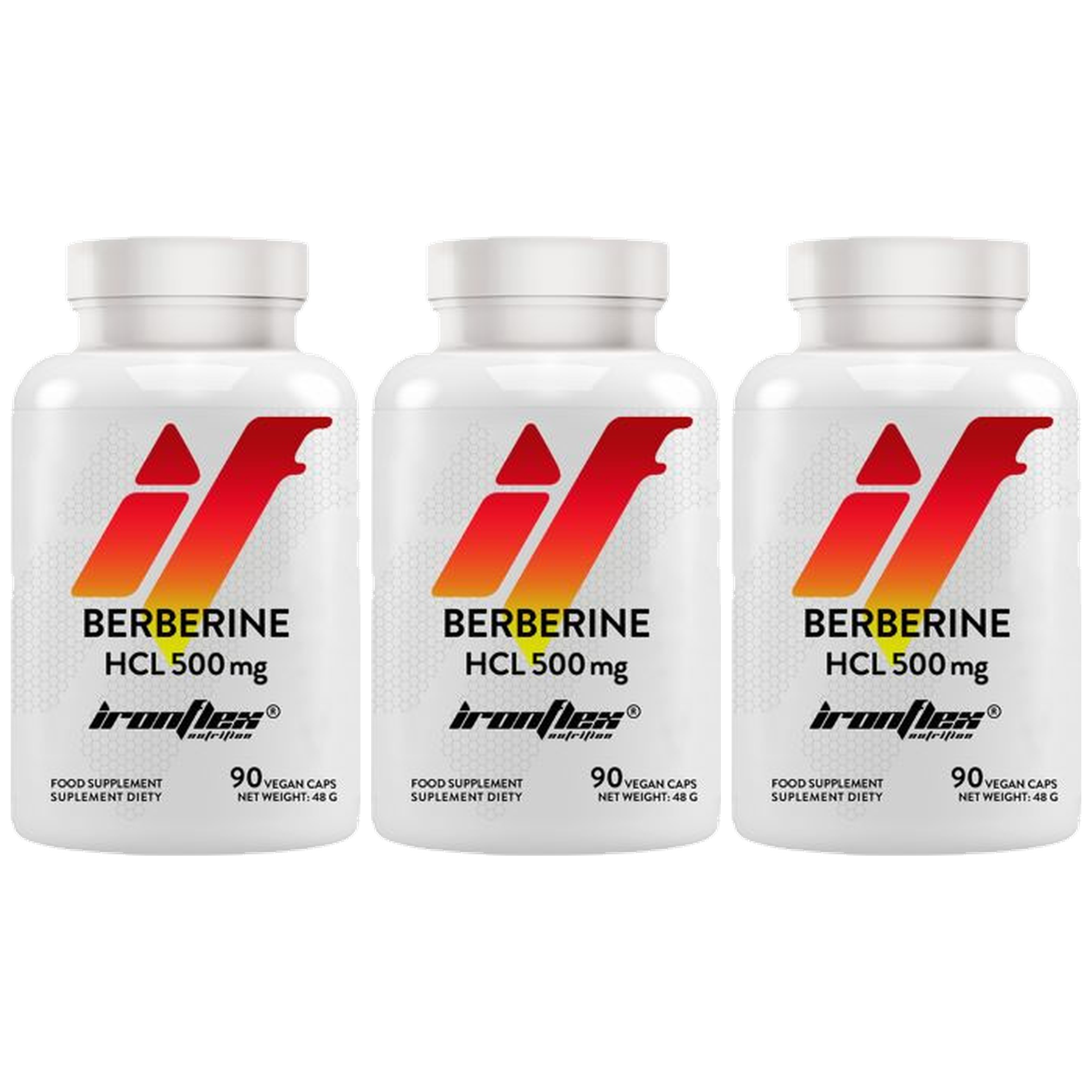 Ironflex Berberine HCL – 3x 90 vcaps