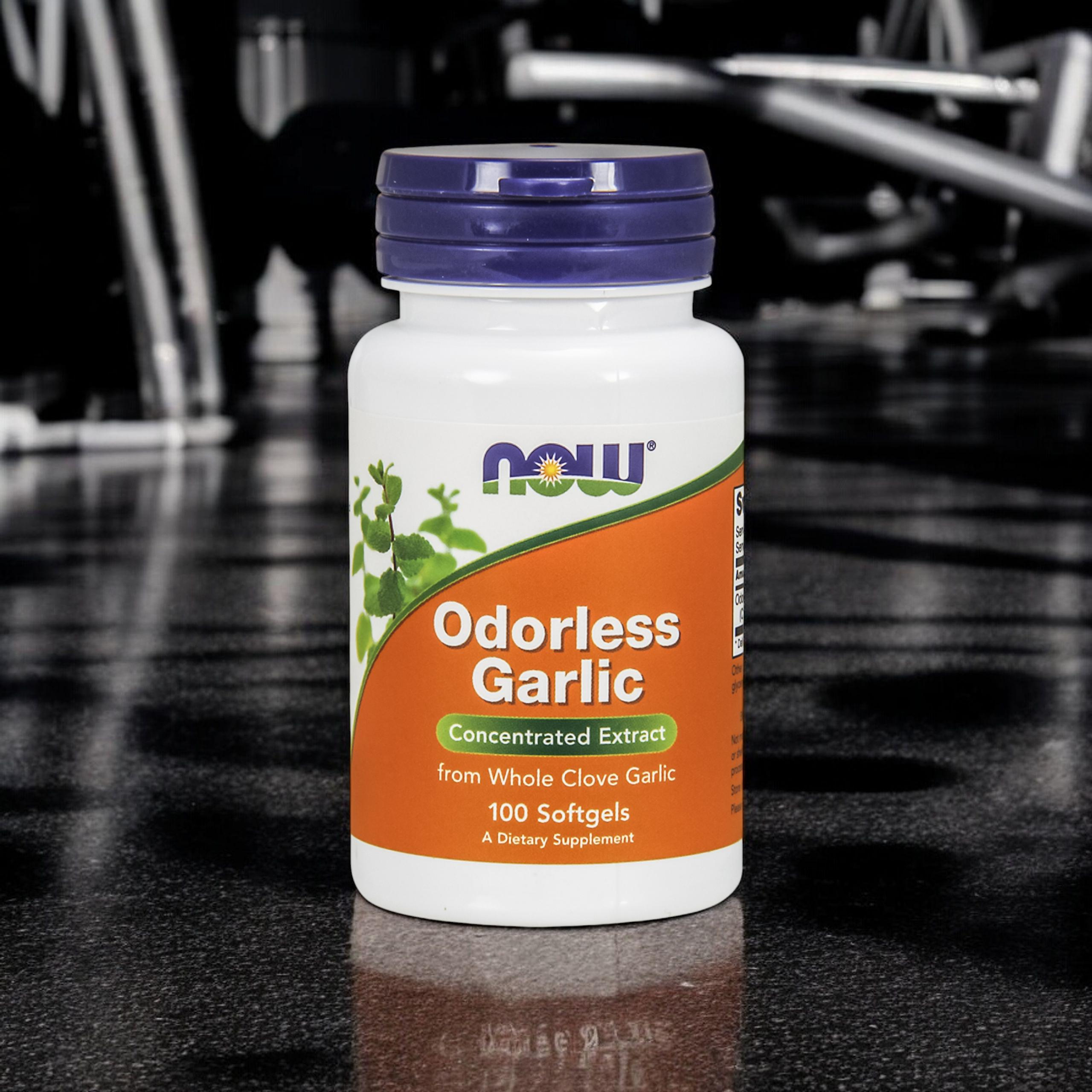 NOW Odorless Garlic - 2x 100soft gels
