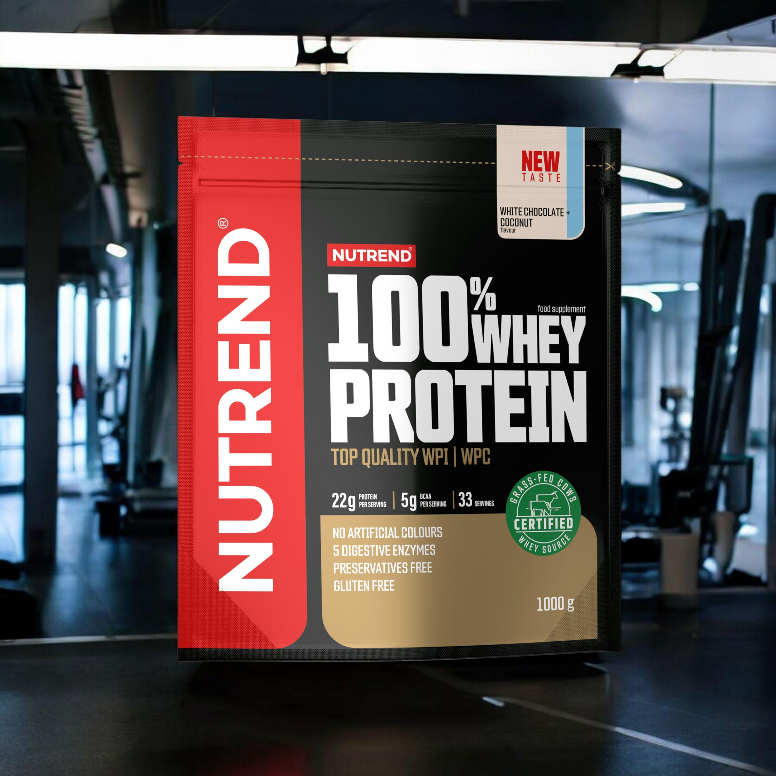 NUTREND 100% Whey Protein - 3x 1000g