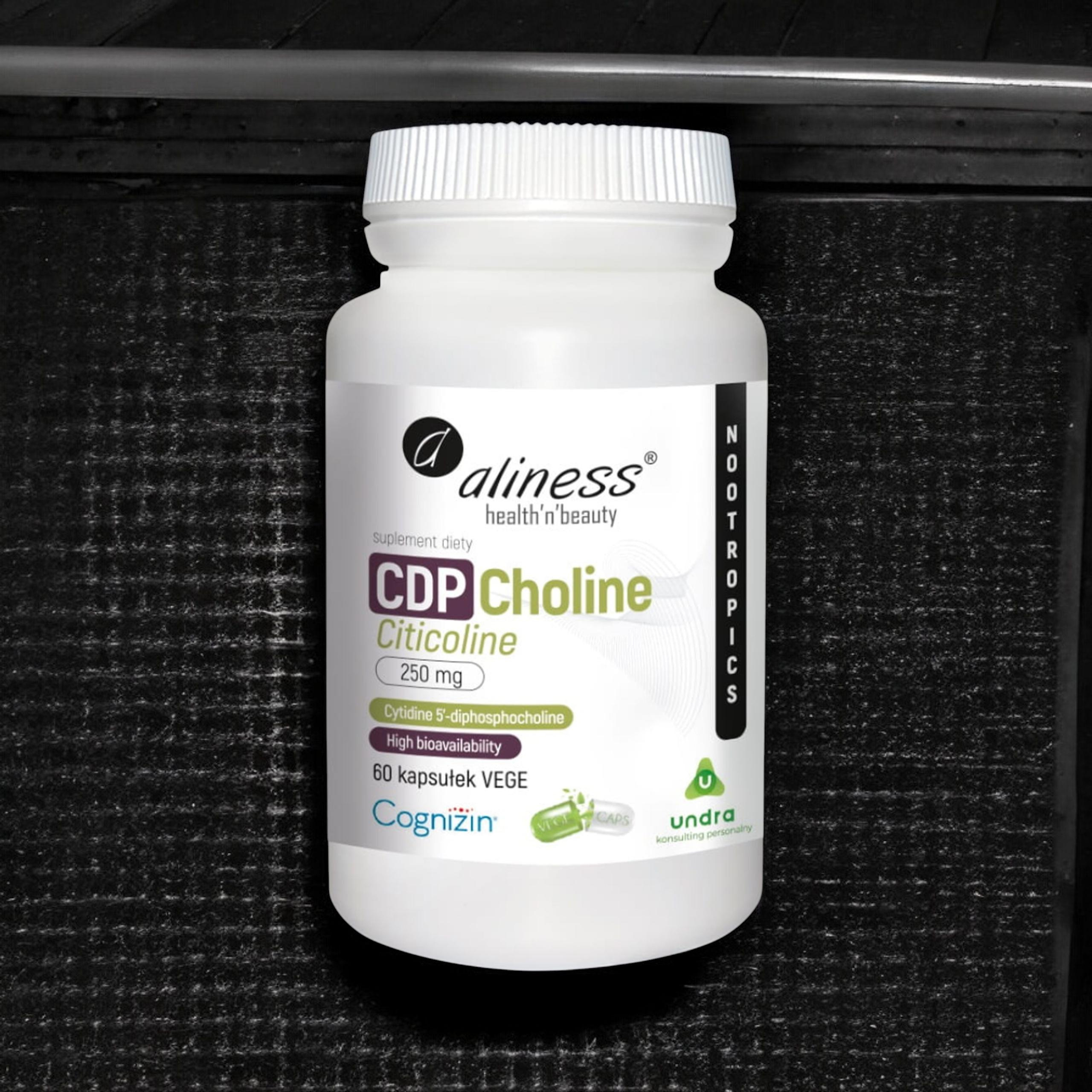 Aliness CDP Choline 250mg - 2x 60vcaps.