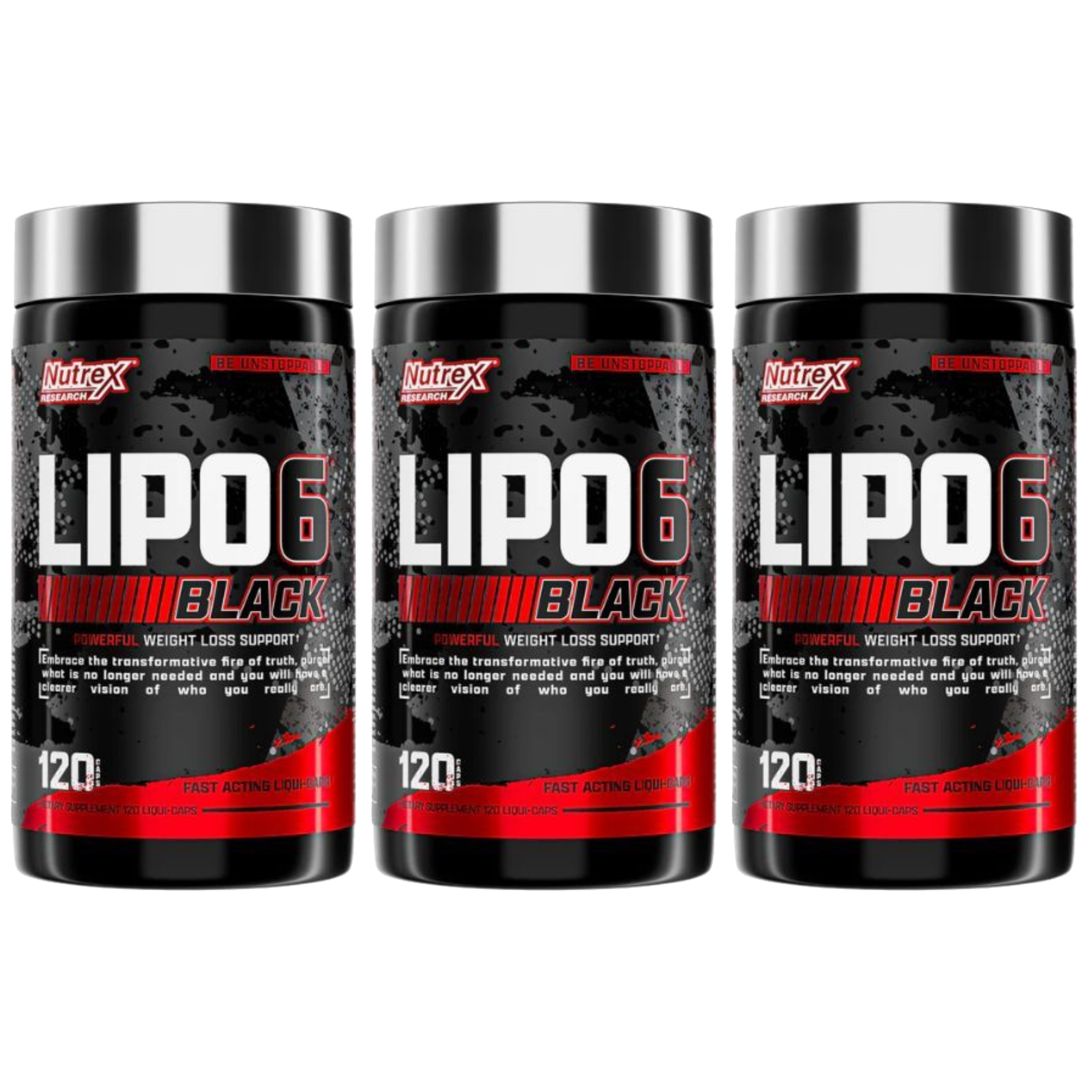 NUTREX Lipo 6 Black - 3x 120caps