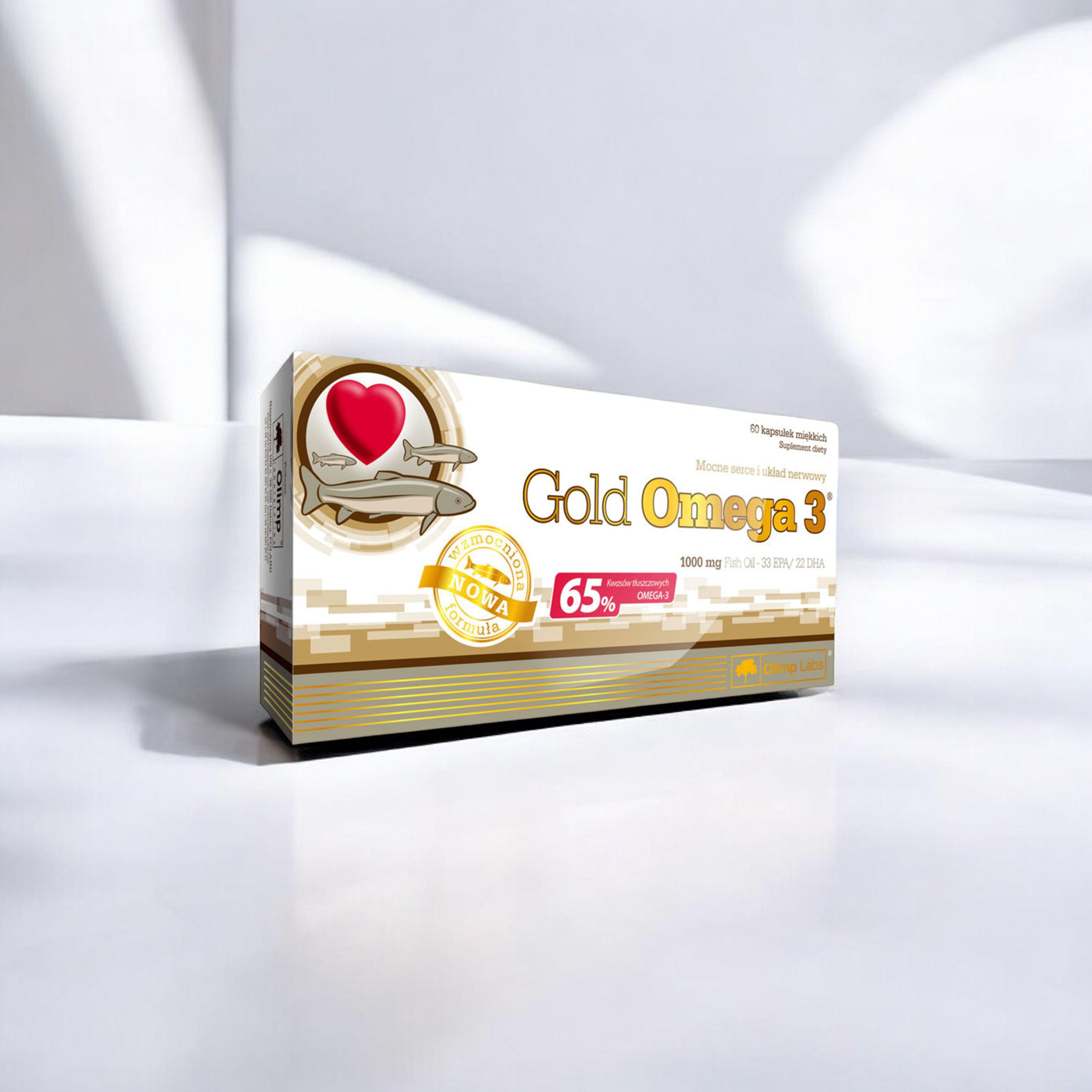 OLIMP Gold Omega 3 (65%) 1000mg - 2x 60caps
