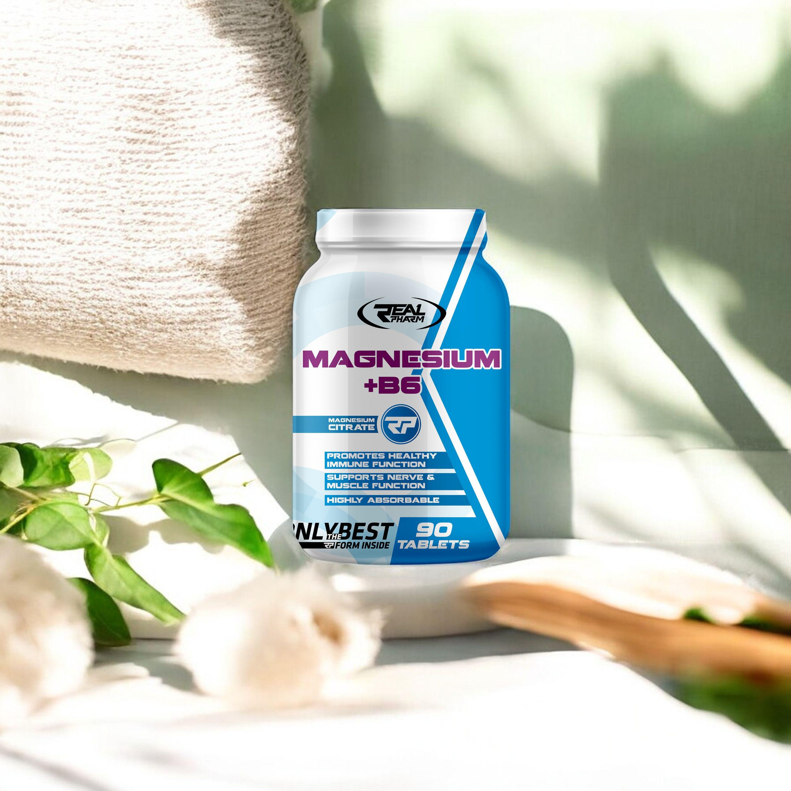 REAL PHARM Magnesium+ B6 - 2x 90tabs