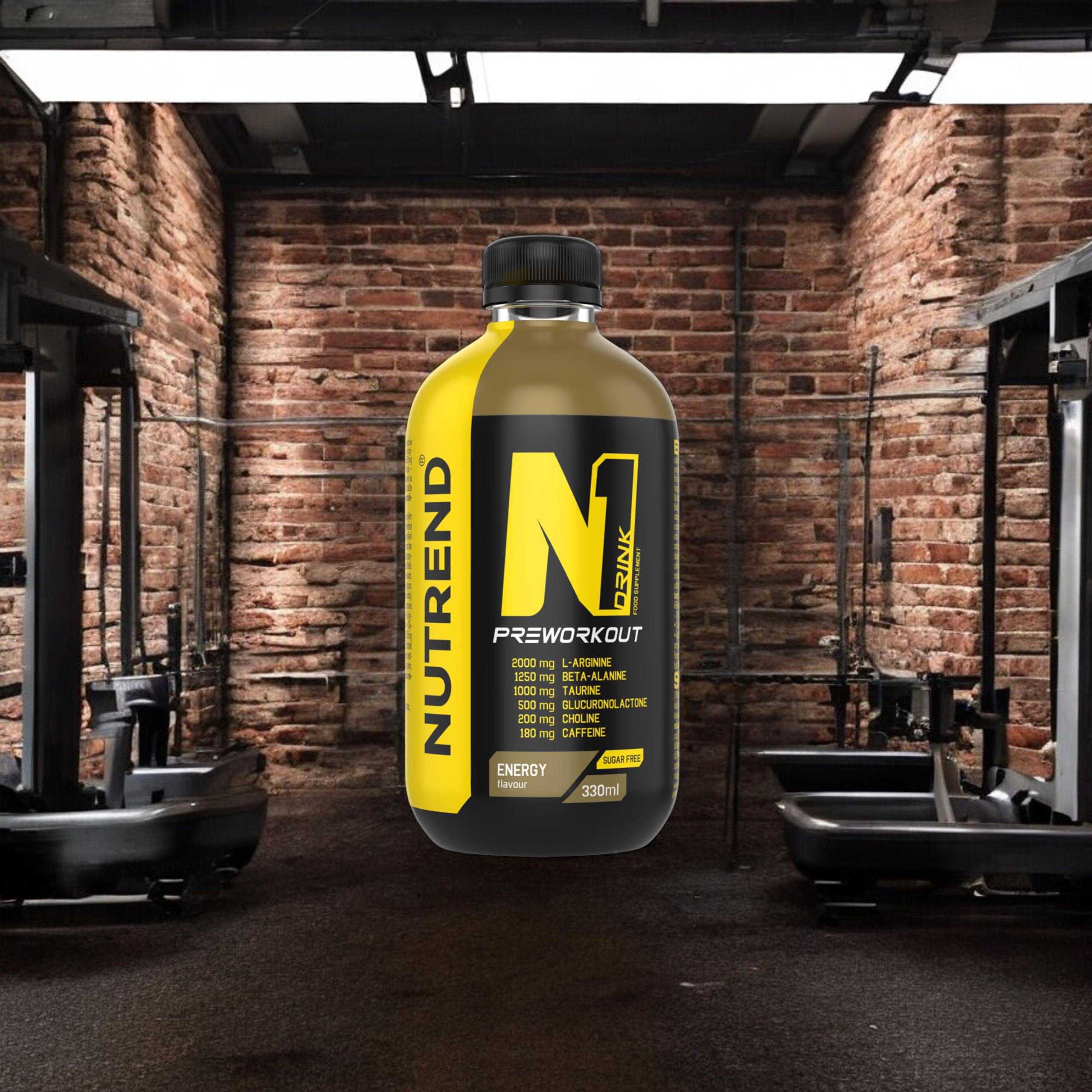 NUTREND N1 Drink PreWorkout - 330ml - WYPRZEDAŻ - 19-09