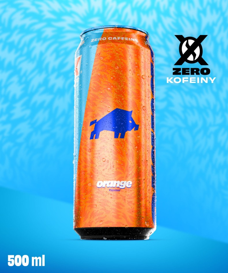 DZIK - Dzik Energy Zero - 3x 500ml - Orange