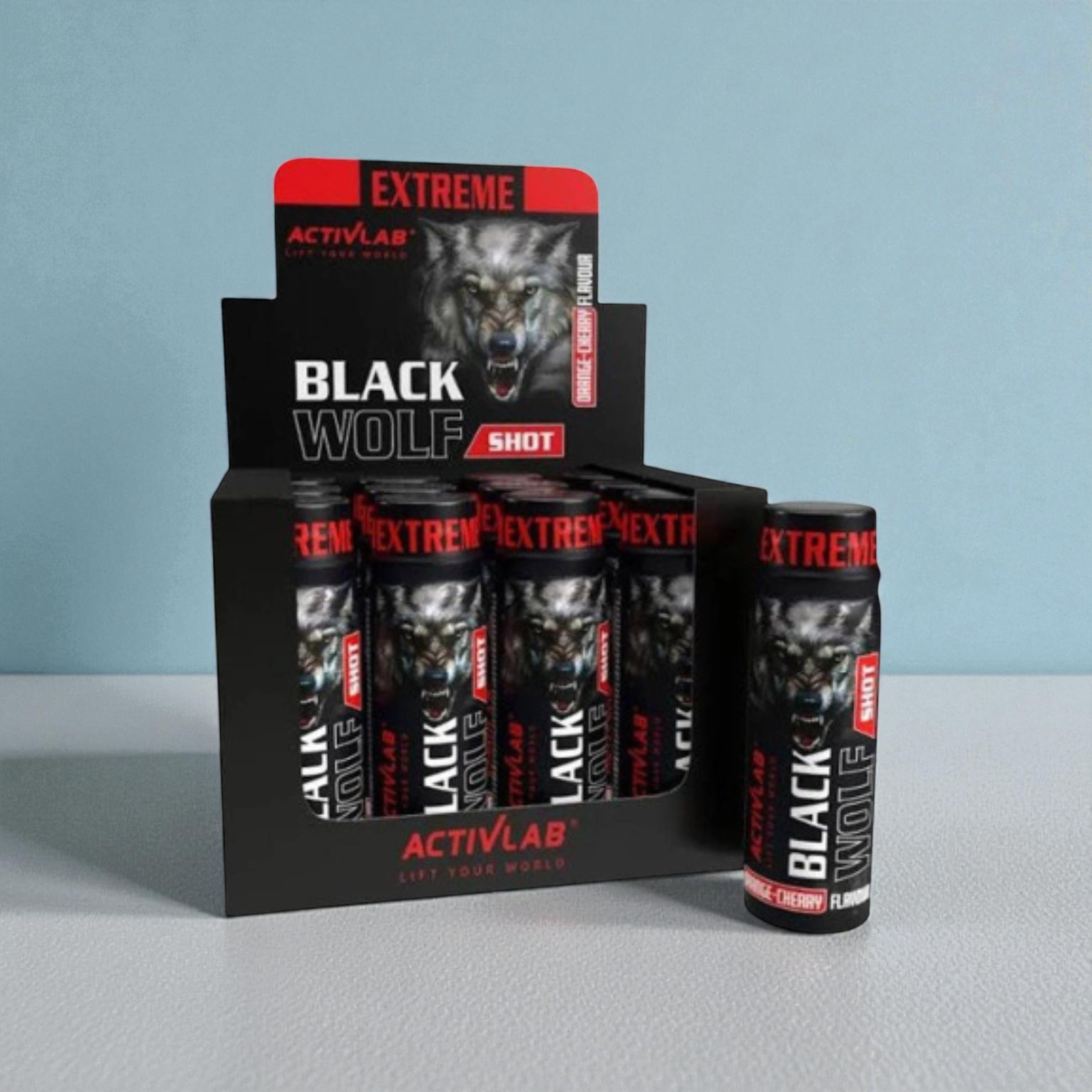 ACTIVLAB - Black WOLF Shot - 12x 80ml