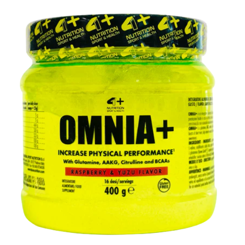4+ NUTRITION - Omnia+ - 2x 400g - Raspberry Yuzu