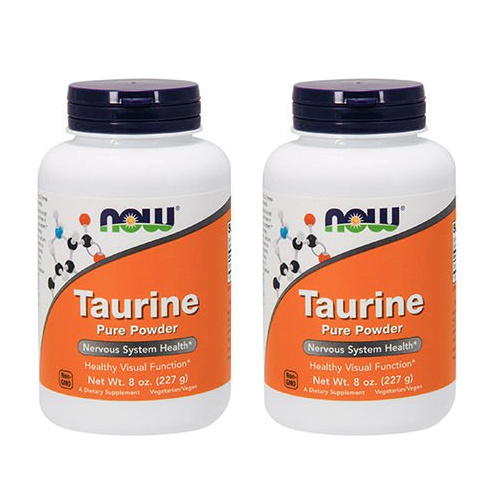 NOW Taurine Pure Powder - 2x 227g
