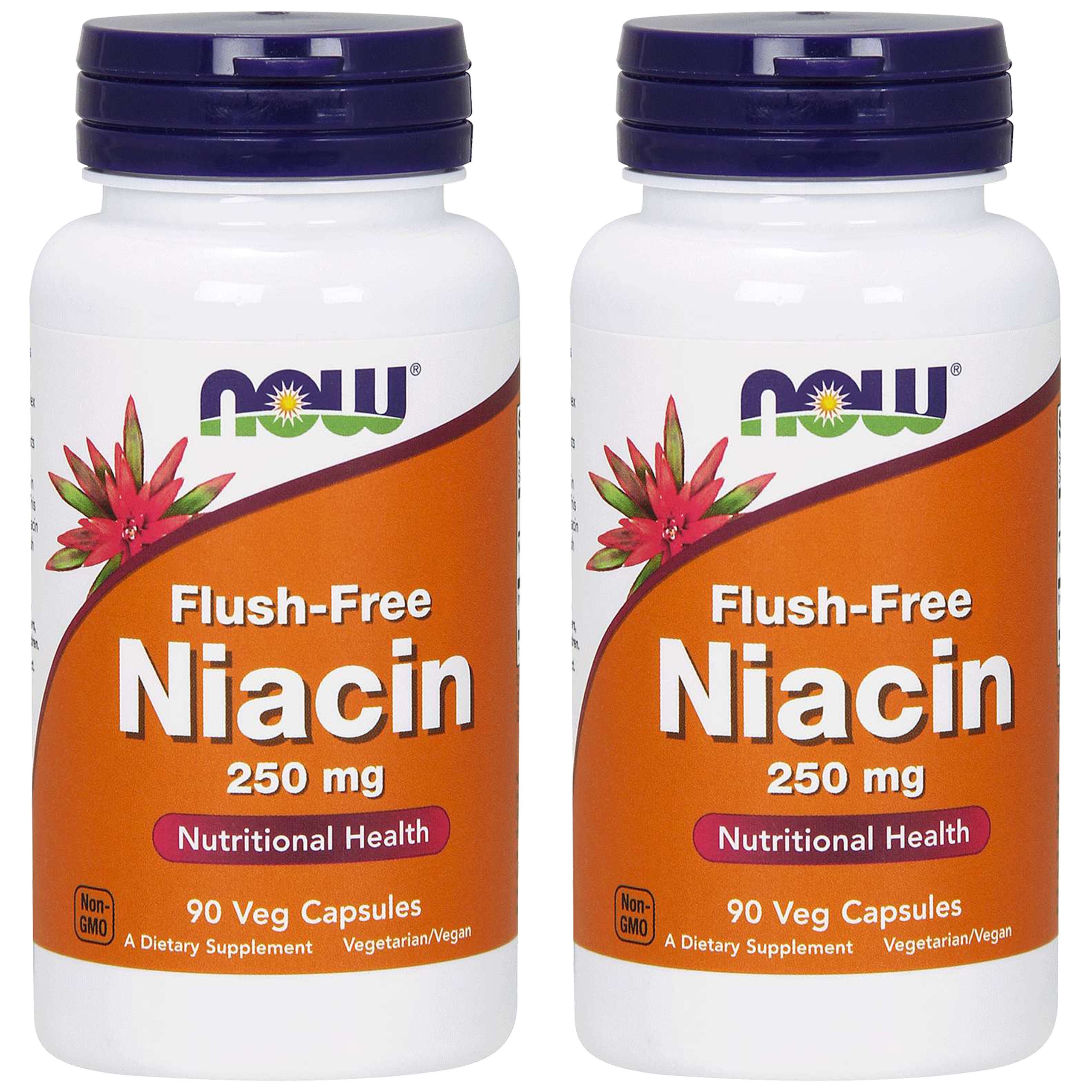NOW Niacin Flush Free 250mg - 2x 90vcaps