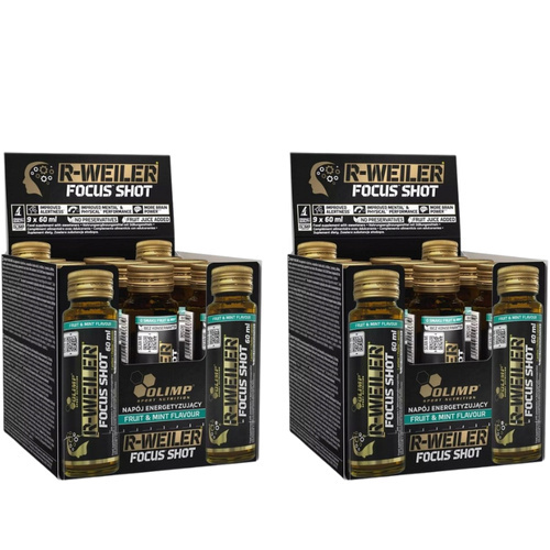 OLIMP - Focus Shot - 9x 2x 60ml - Fruit & Mint