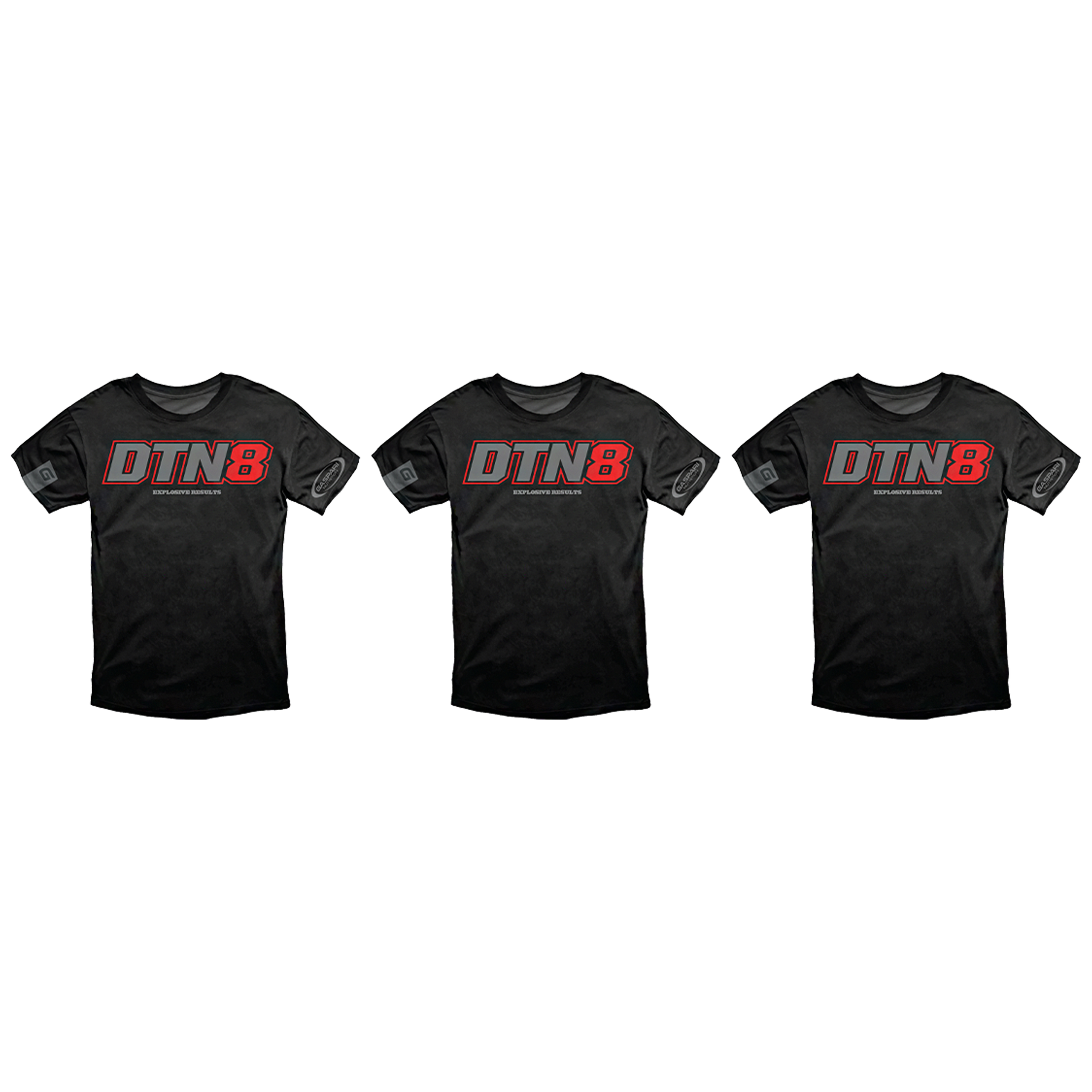 GASPARI NUTRITION T-Shirt DTN8- Black - 3x Koszulka