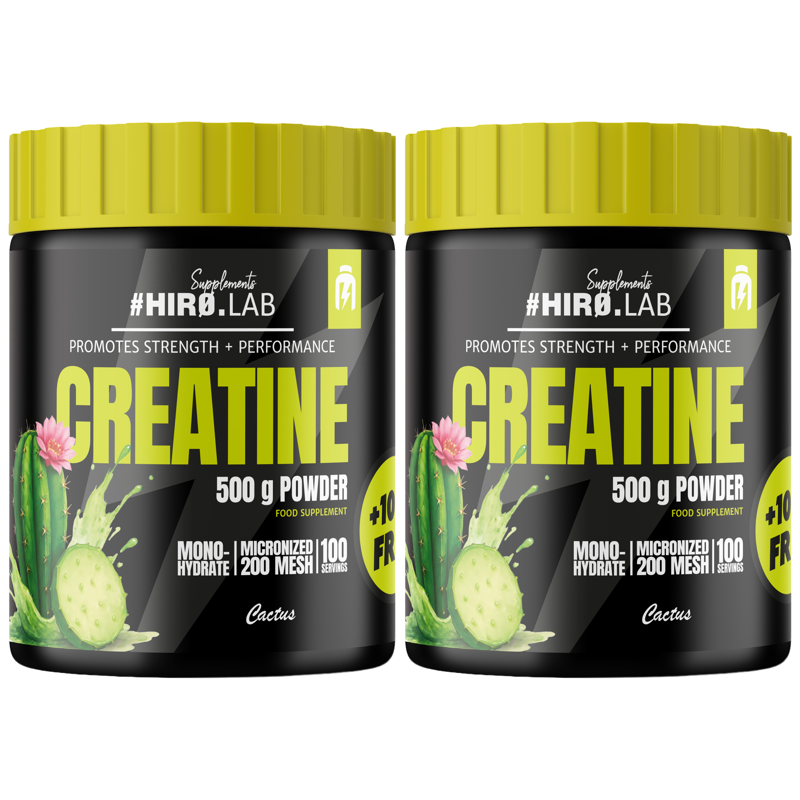 HIRO.LAB Creatine - 2x 500g + 100g FREE