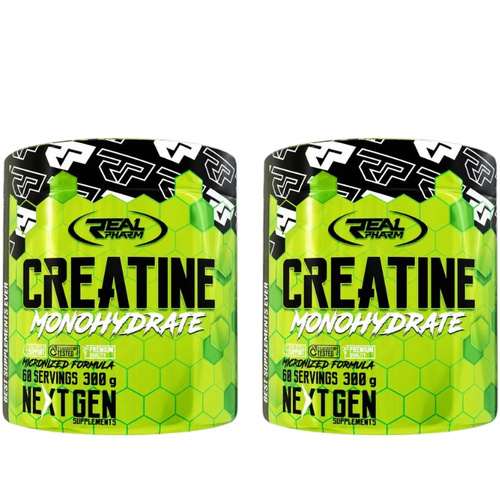 REAL PHARM Creatine Monohydrate - 2x 300g