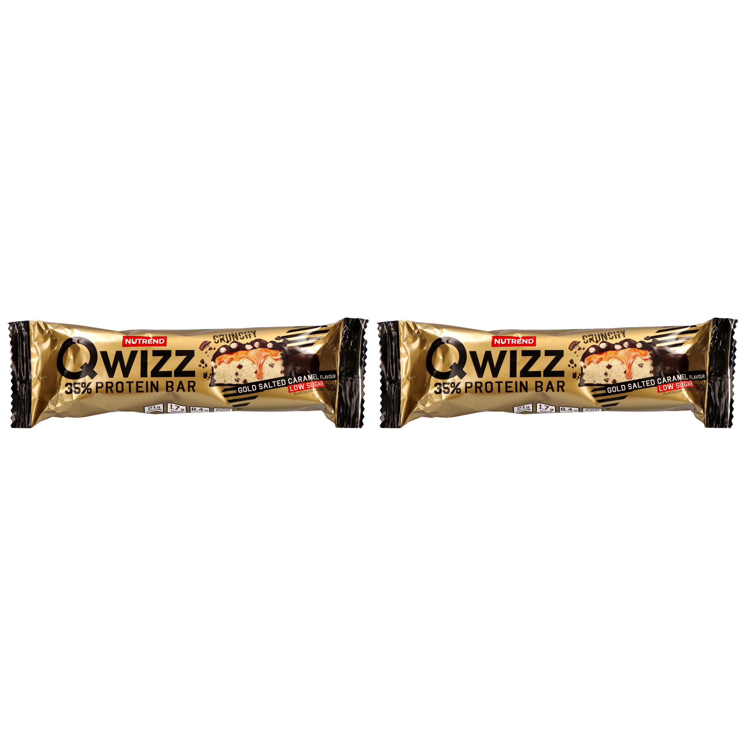 NUTREND Baton QWIZZ Protein Bar - 2x 60g