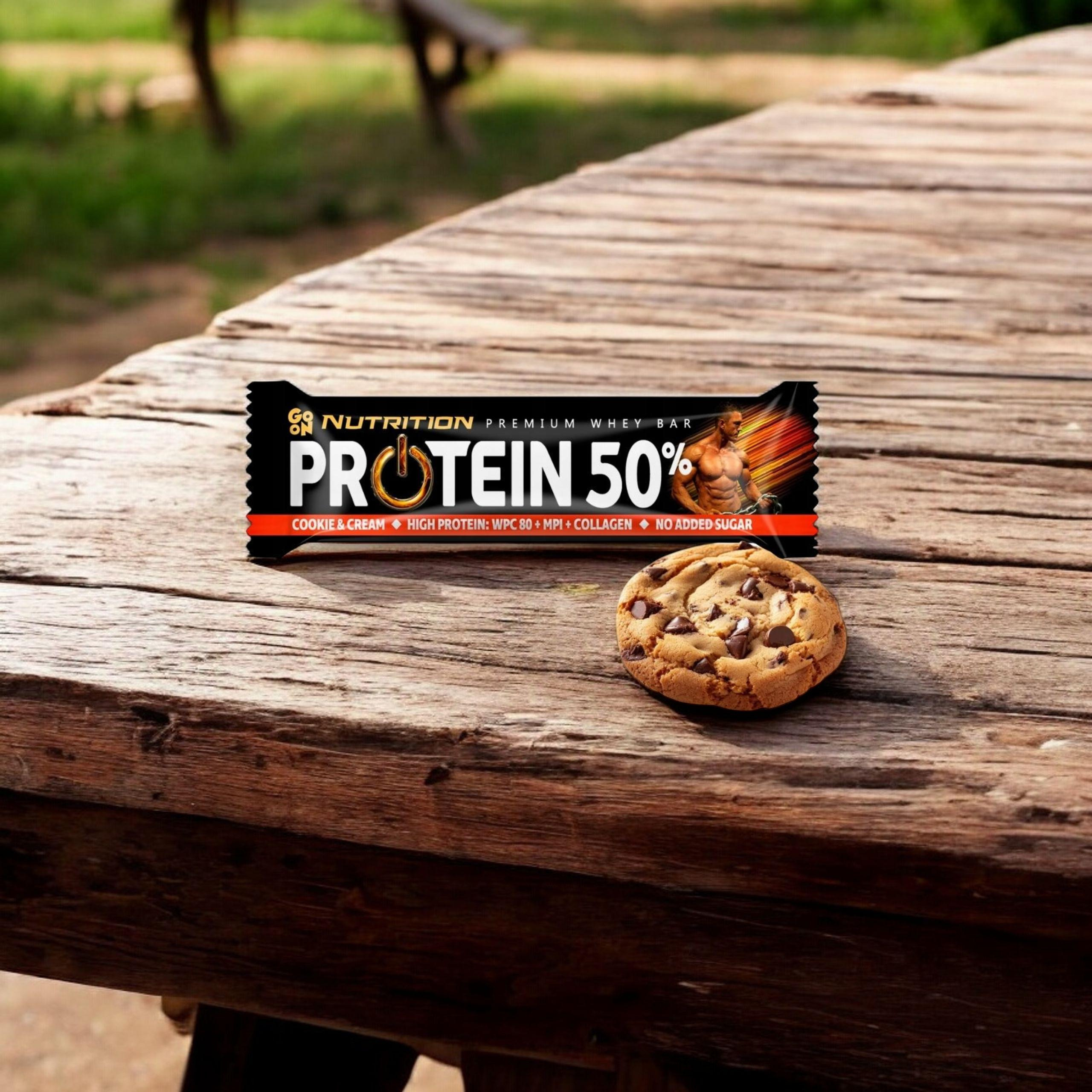 SANTE - Go On Protein 50% - 24x 40g - Cookie & Cream - WYPRZEDAŻ - 3-08