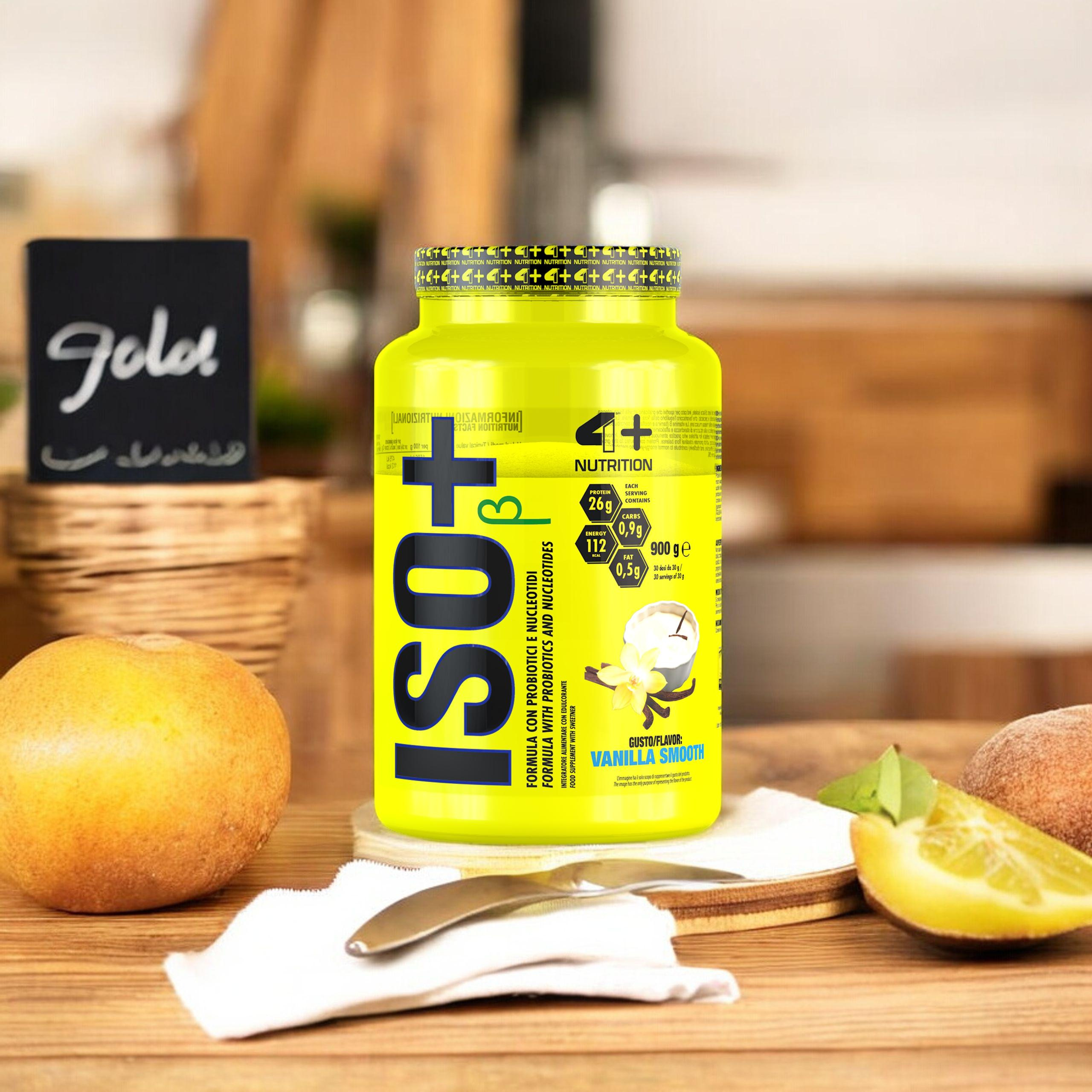 4+ NUTRITION Iso+ Probiotics - 3x 900g