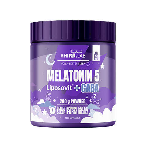 HIRO.LAB Melatonin 5 Liposovit + GABA - 3x 200g