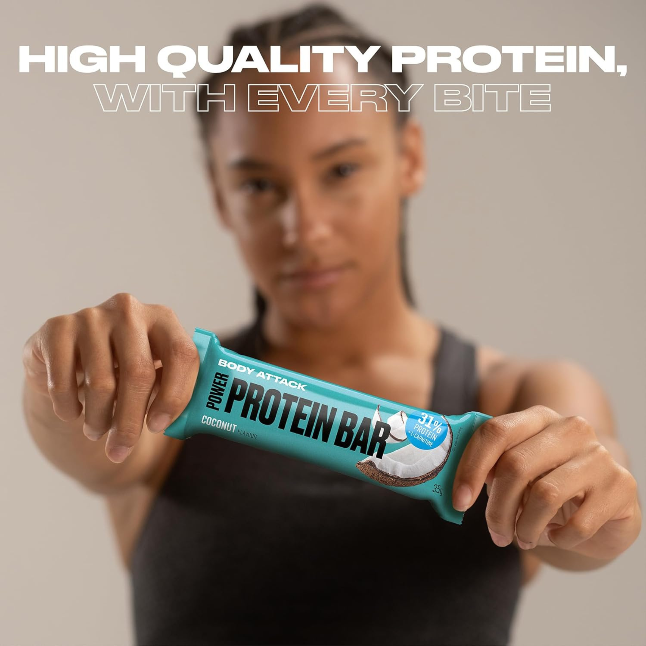 BODY ATTACK - Baton Power Protein Bar - 24x 2x 35g