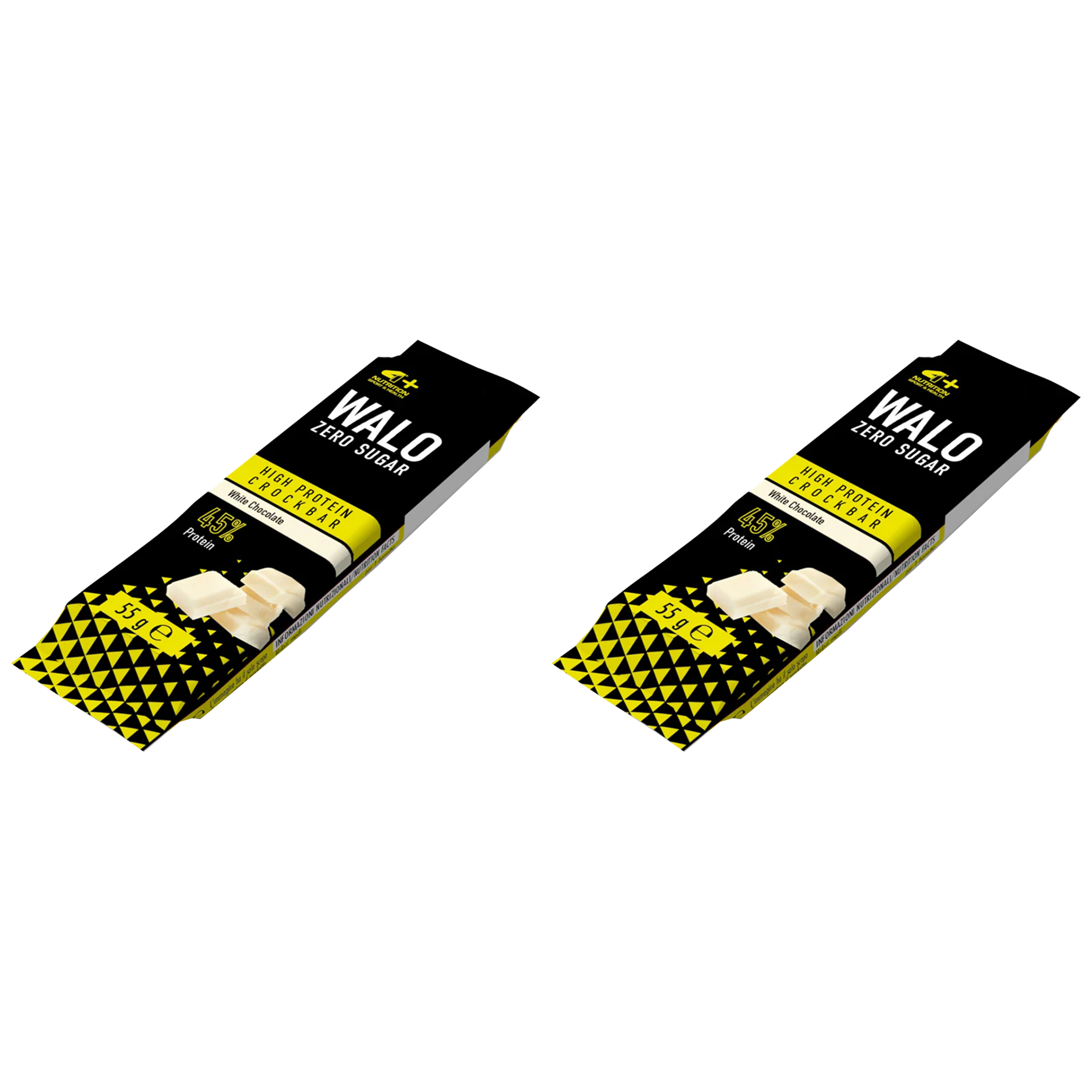 4+ NUTRITION Walo Zero Sugar High Protein CrockBar - 2x 55g