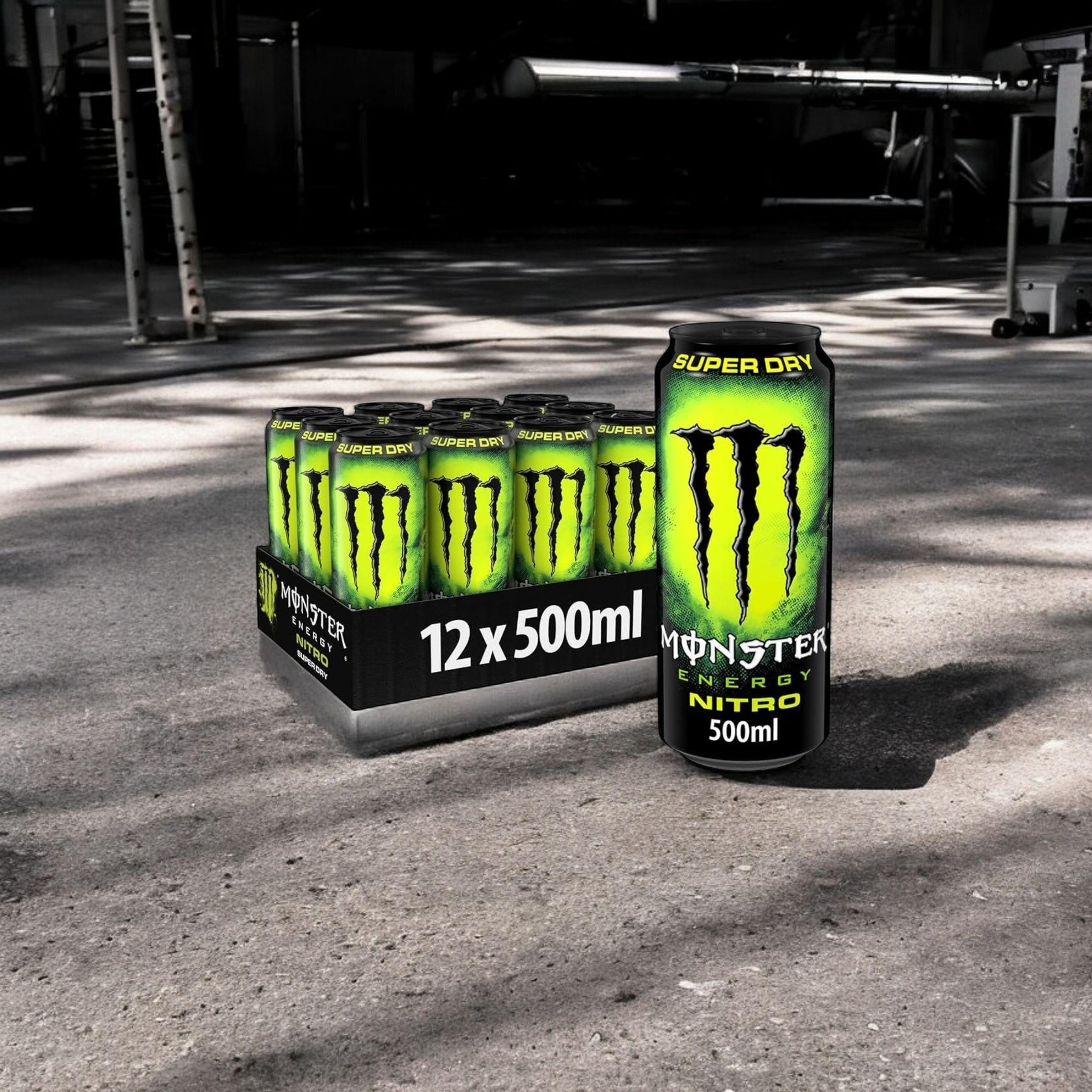 MONSTER - Energy Nitro Super Dry - 2x 500ml x12