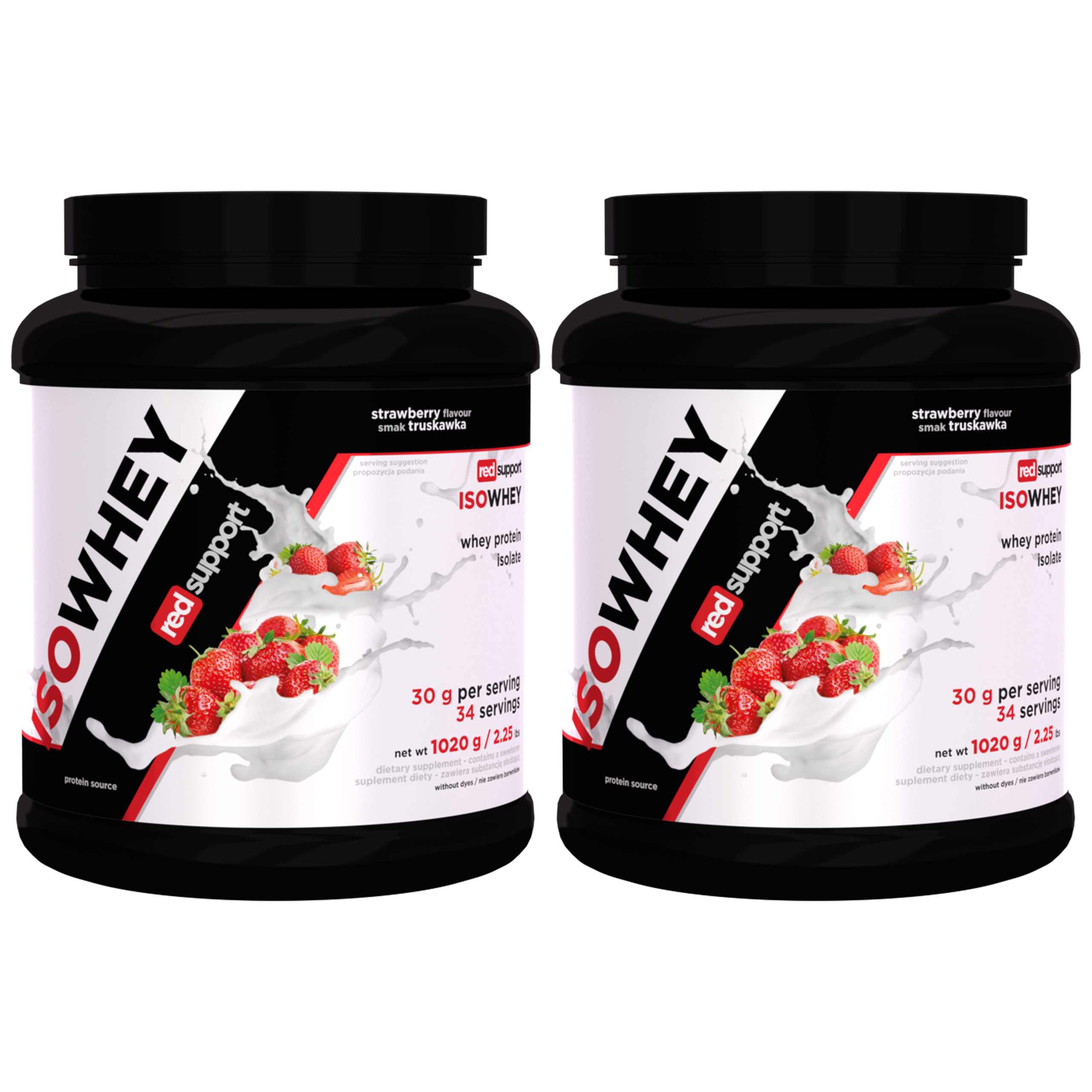 RED SUPPORT IsoWhey - 2x 1020g