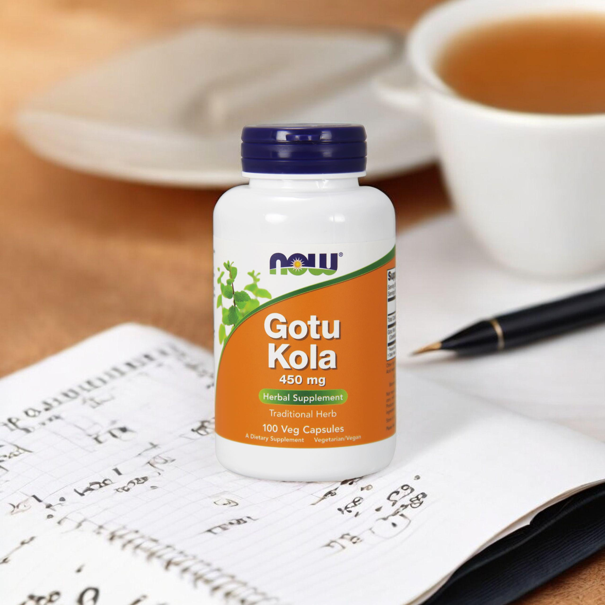 NOW Gotu Kola 450mg - 3x 100vcaps