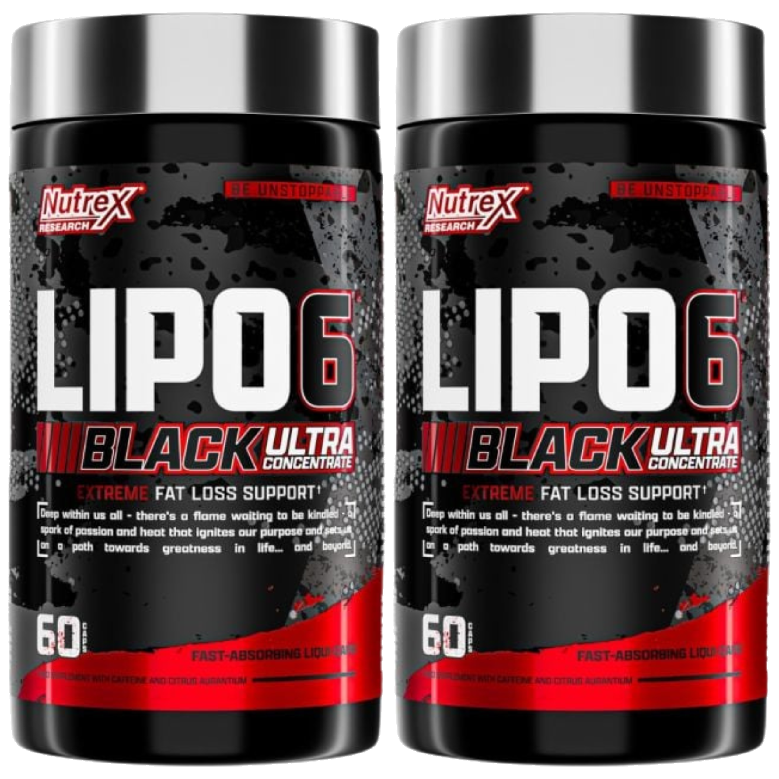 NUTREX Lipo 6 Black Ultra Concentrate - 2x 60caps